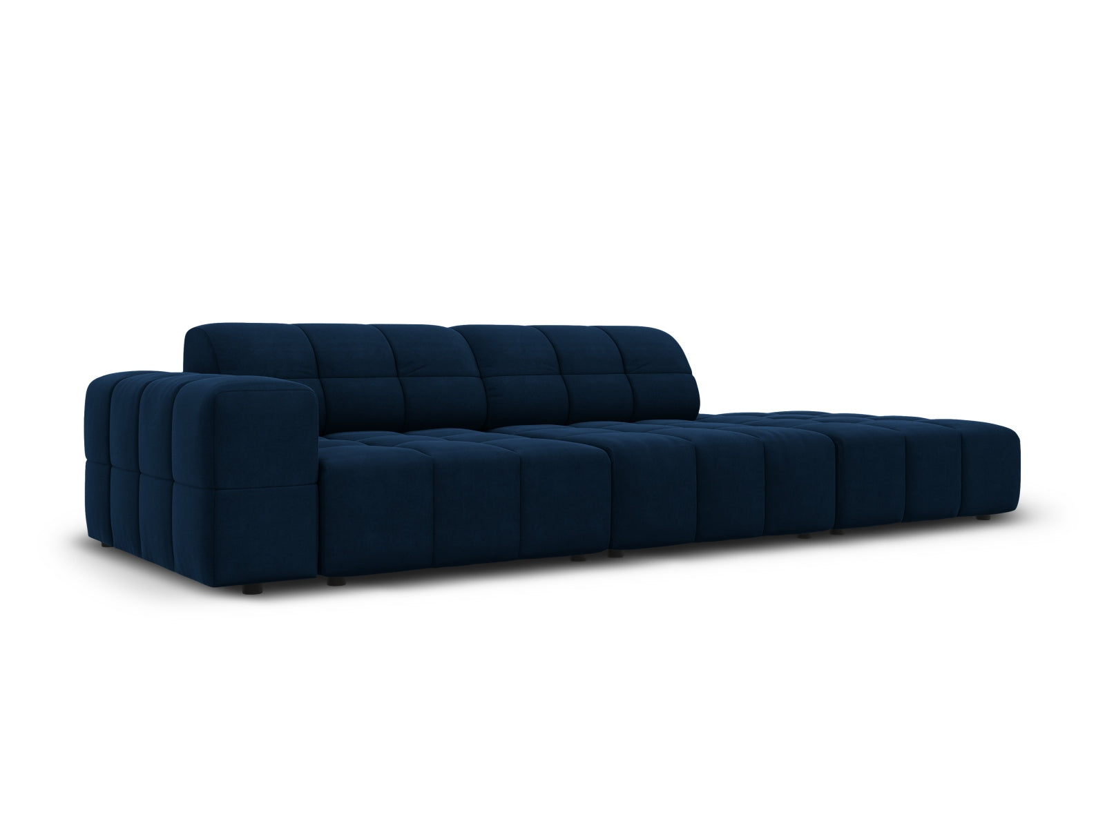 Entdecken Sie das elegante Chicago Velour Sofa rechts 3 Sitzer von Cosmopolitan Design – perfekt für Ihr modernes Zuhause und optimalen Komfort!