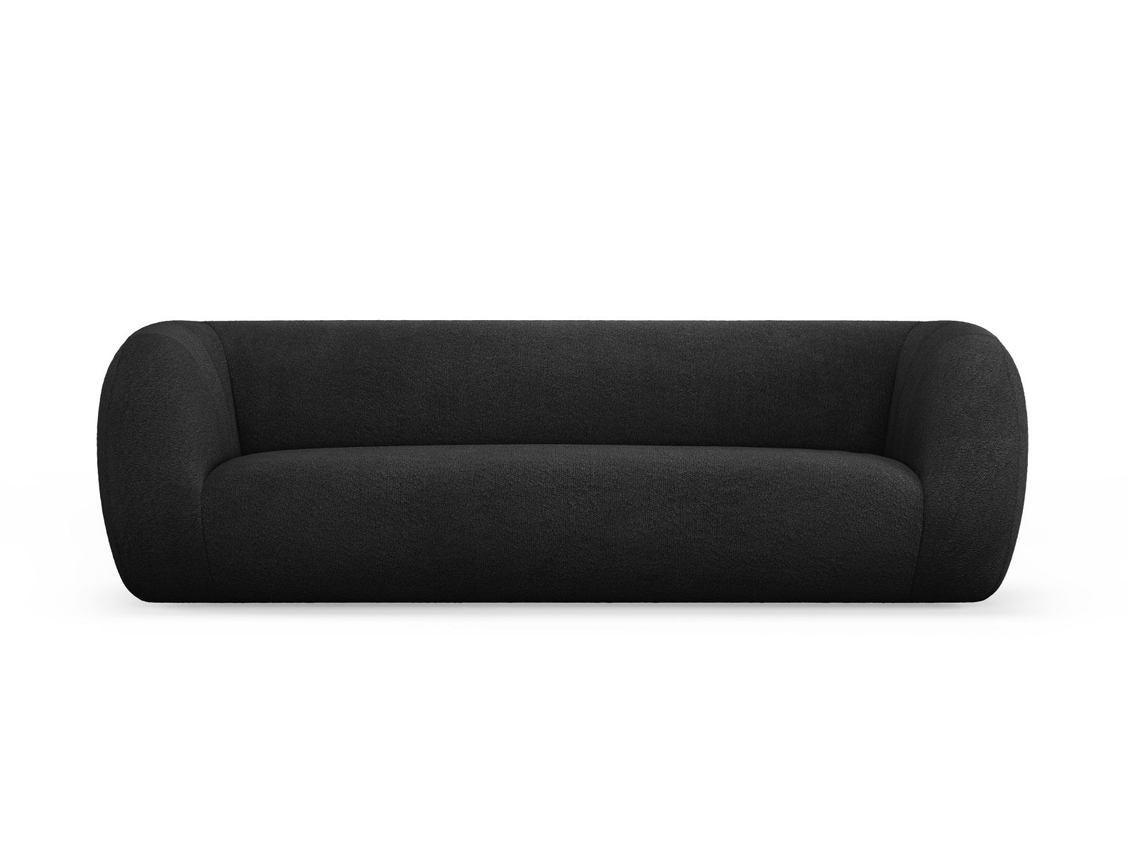 Essen Boucle Sofa 3 Sitzer in Black-Baloo präsentiert im Onlineshop von KAQTU Design AG. 3er Sofa ist von Cosmopolitan Design