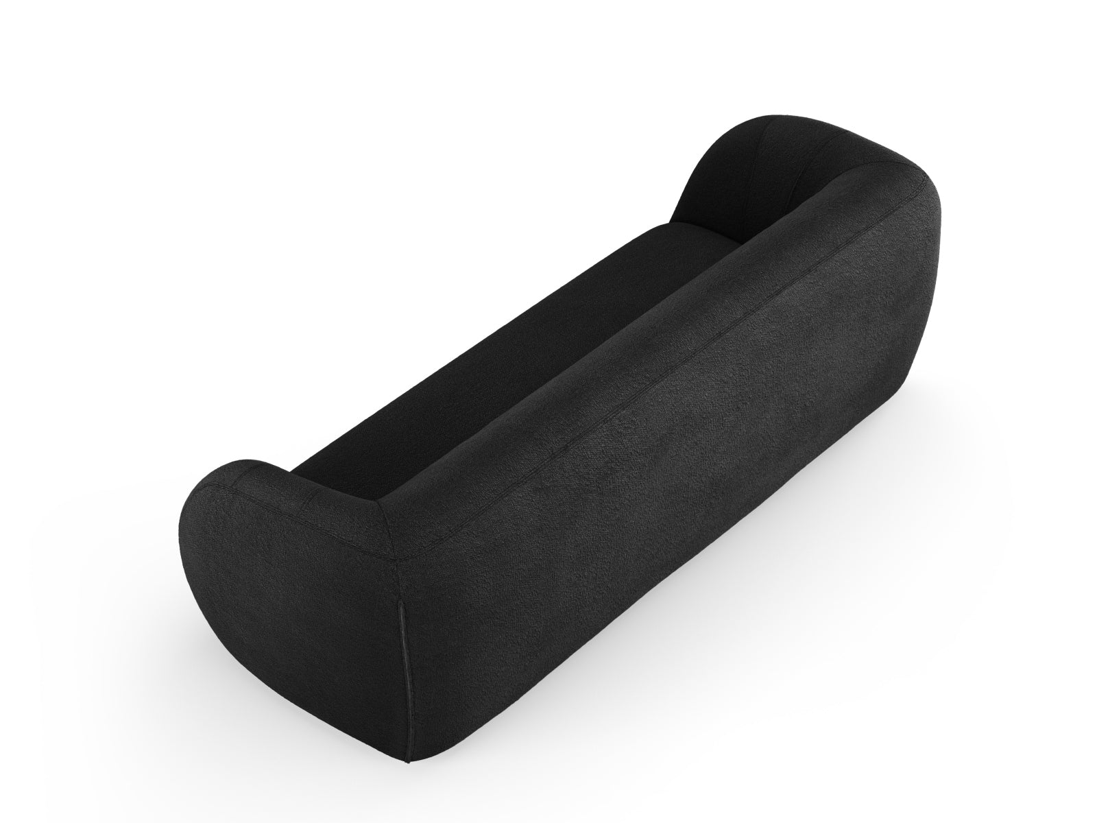 Elegantes 3-Sitzer Sofa "Essen" aus weichem Boucle-Stoff, ideal für gemütliche und moderne Wohnräume von Cosmopolitan Design.