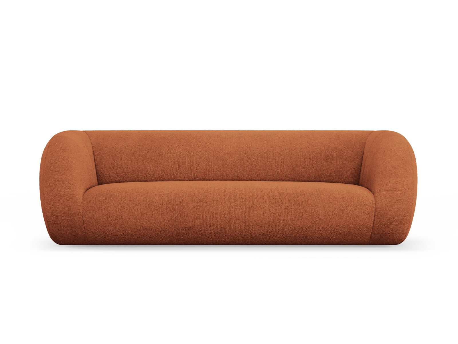 Essen Boucle Sofa 3 Sitzer in Terracotta-Baloo präsentiert im Onlineshop von KAQTU Design AG. 3er Sofa ist von Cosmopolitan Design
