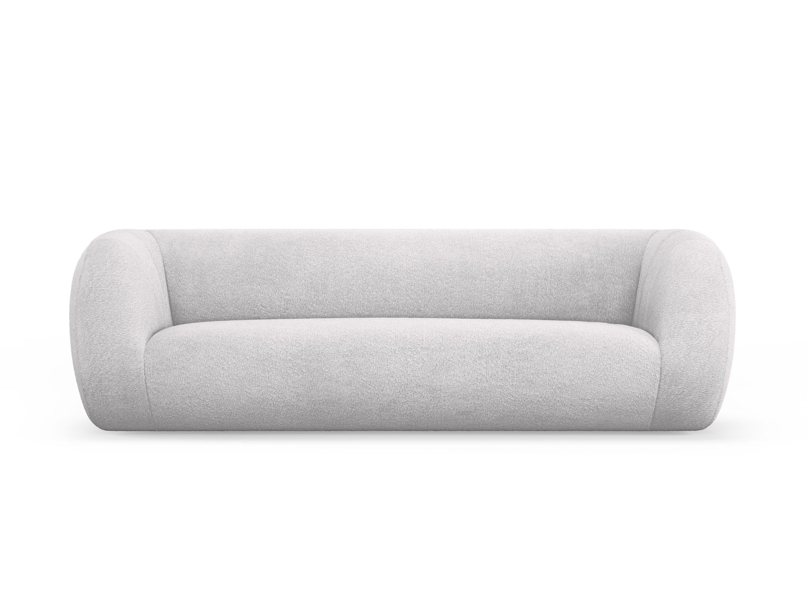 Essen Boucle Sofa 3 Sitzer in Light Grey-Baloo präsentiert im Onlineshop von KAQTU Design AG. 3er Sofa ist von Cosmopolitan Design