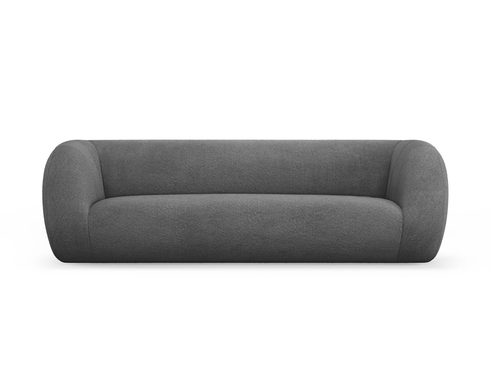 Essen Boucle Sofa 3 Sitzer in Dark Grey-Baloo präsentiert im Onlineshop von KAQTU Design AG. 3er Sofa ist von Cosmopolitan Design