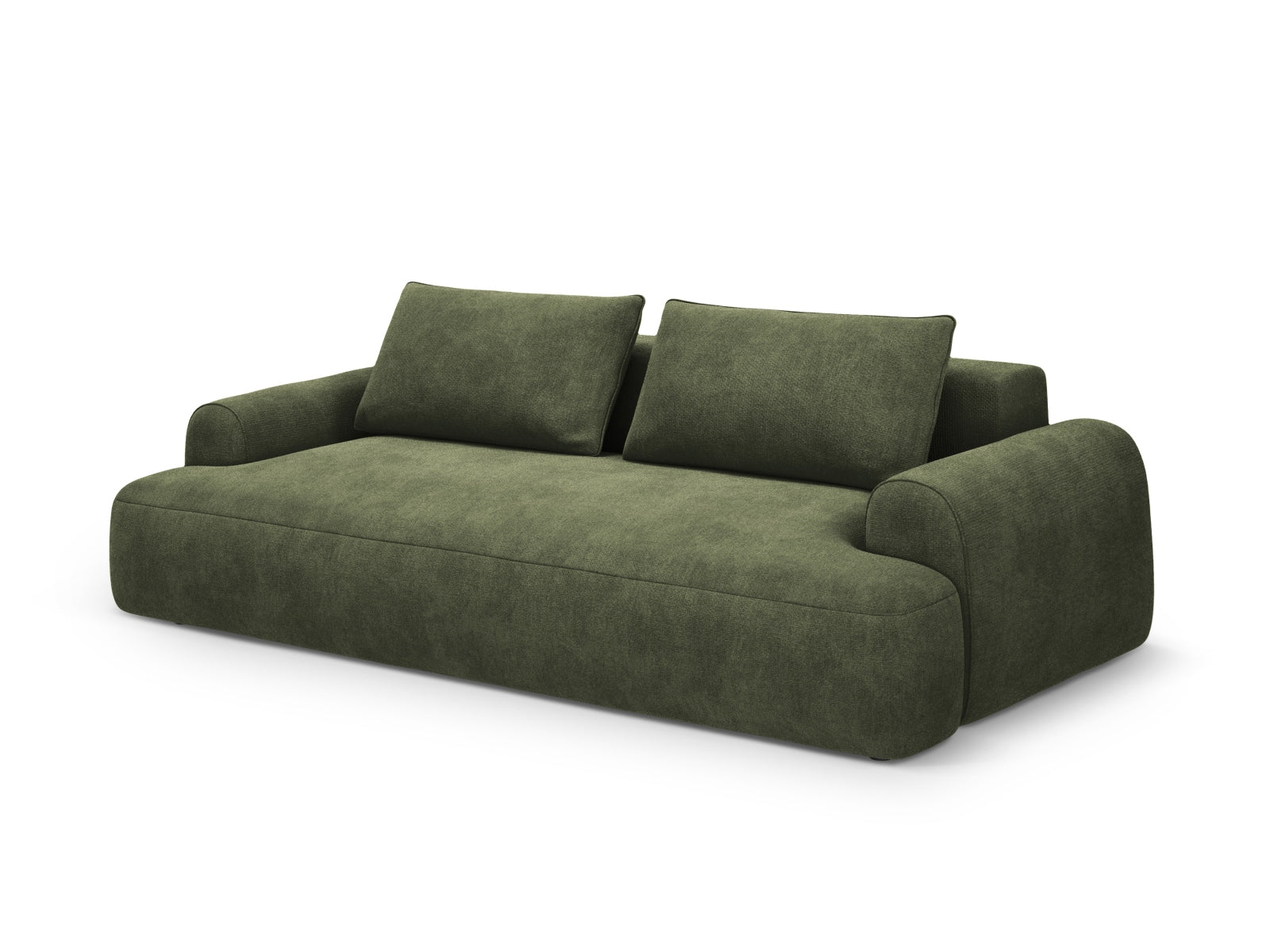 Elegantes 3-Sitzer Sofa Calma in stilvollem Green-Vogue, ideal für moderne Wohnräume, erhältlich bei KAQTU Design AG.