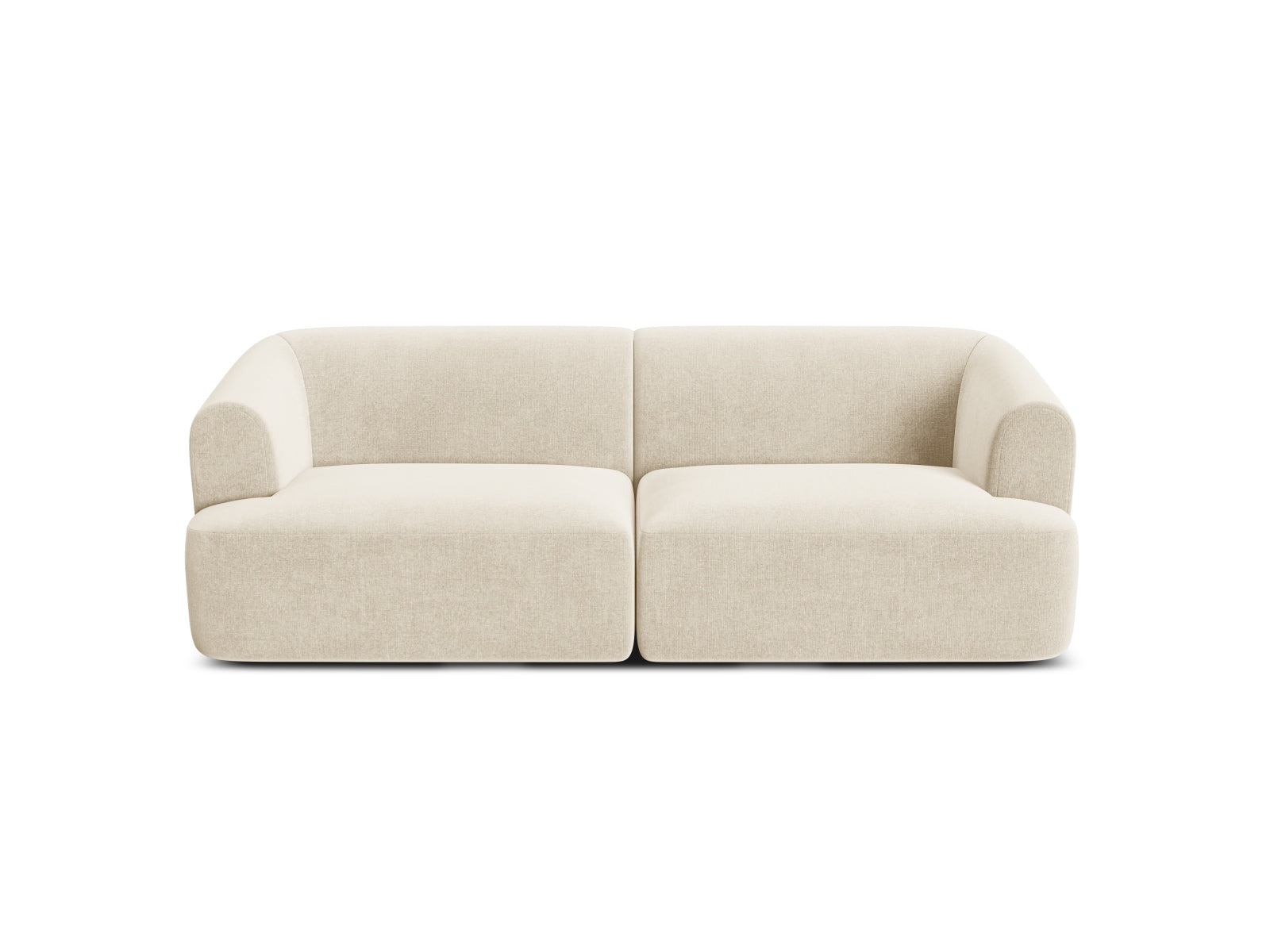 Elegantes 3-Sitzer Sofa Campi in sanftem Beige, ideal für moderne Wohnräume und einladende Sitzbereiche.