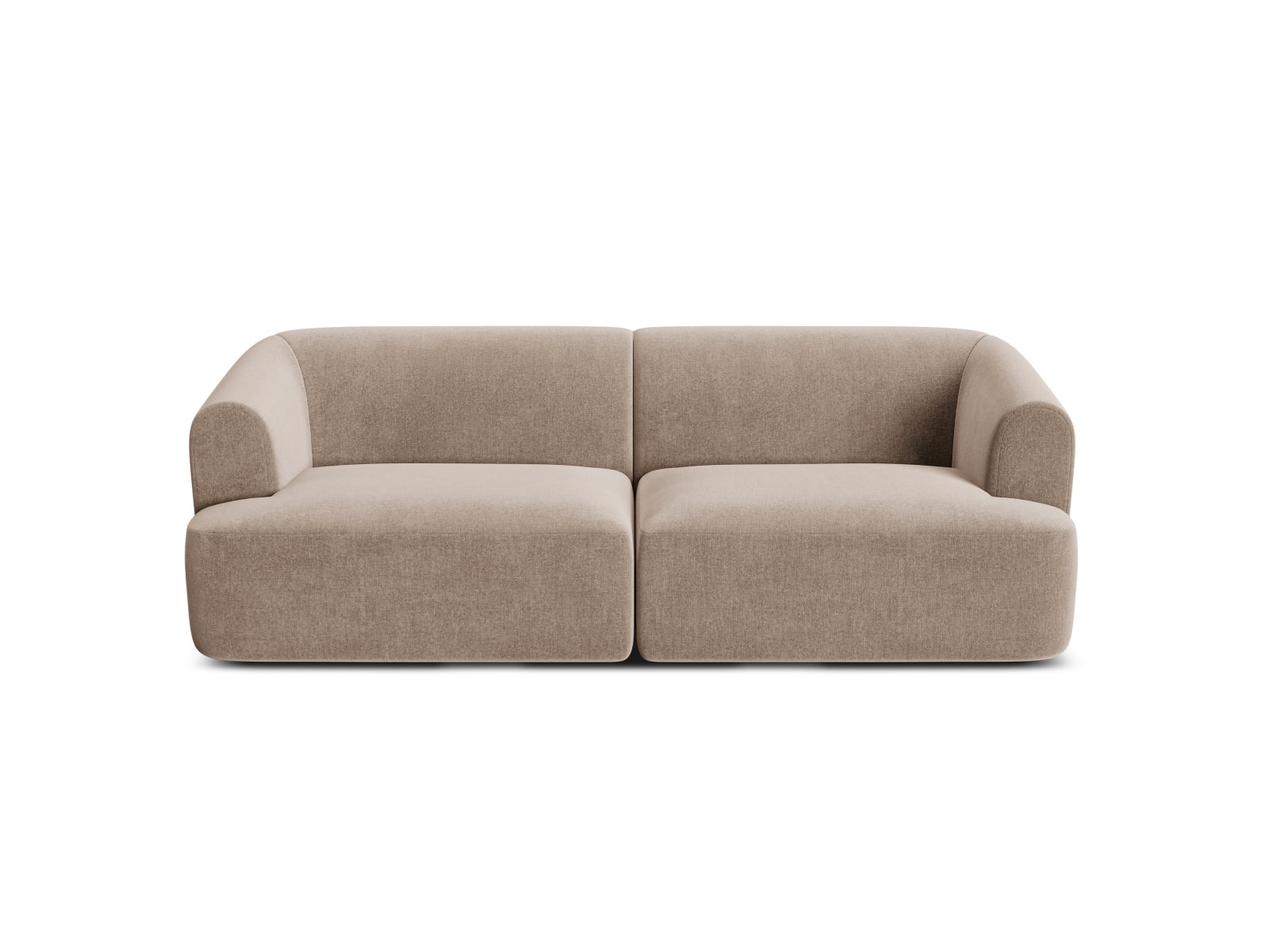 Elegantes 3-Sitzer Sofa Campi in stilvollem Dunkelbeige, ideal für moderne Wohnkonzepte und flexible Raumgestaltung.