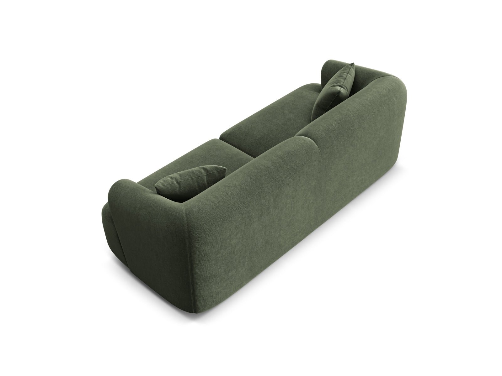 Stylisches 3-Sitzer Sofa Campi in frischem Grün, perfekt für moderne Wohnräume und kreative Einrichtungsideen.