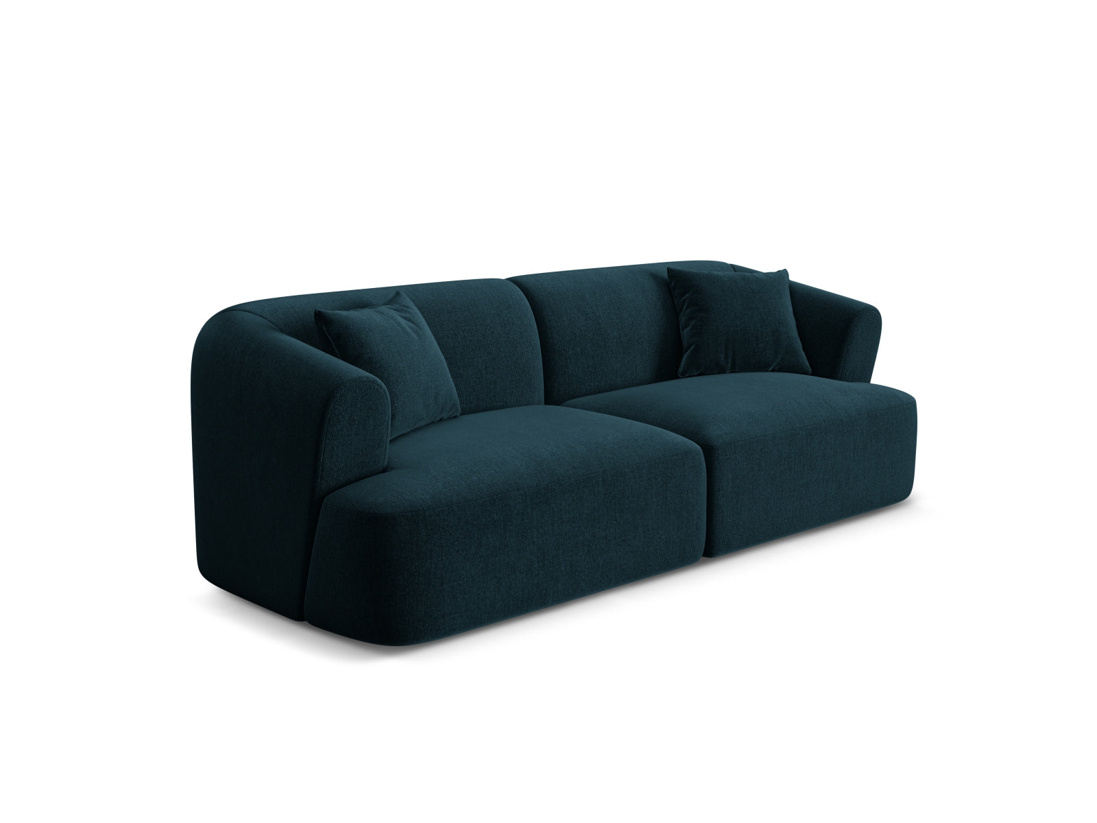 Elegantes 3-Sitzer Sofa Campi in tiefem Petrol, ideal für moderne Wohnräume, erhältlich bei KAQTU Design AG.