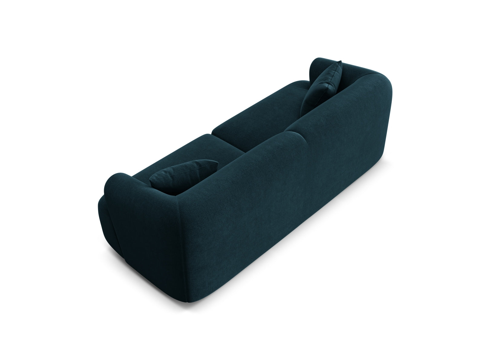 Modulares 3-Sitzer Sofa Campi in trendigem Petrol, perfekt für gemütliche Zusammenkünfte und stilvolle Einrichtungsideen.