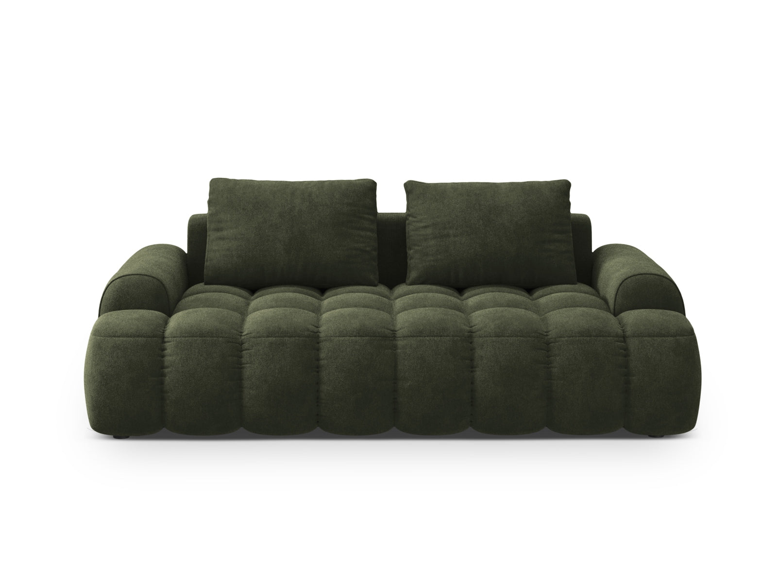 Linz Velour Sofa 3 Sitzer 100cm in Green-Vogue präsentiert im Onlineshop von KAQTU Design AG. 3er Sofa ist von Cosmopolitan Design