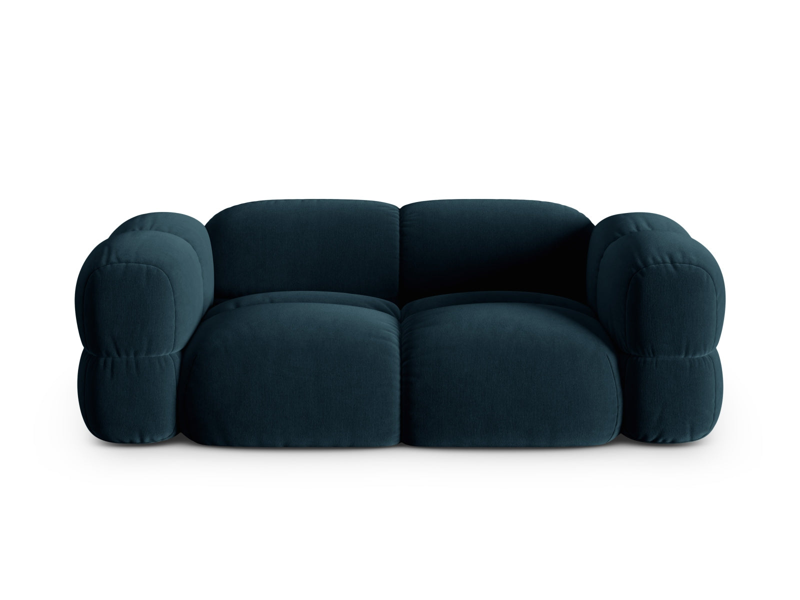 Loretto Velour Sofa 3 Sitzer 100cm in Deep Petrol-Vogue präsentiert im Onlineshop von KAQTU Design AG. 3er Sofa ist von Cosmopolitan Design