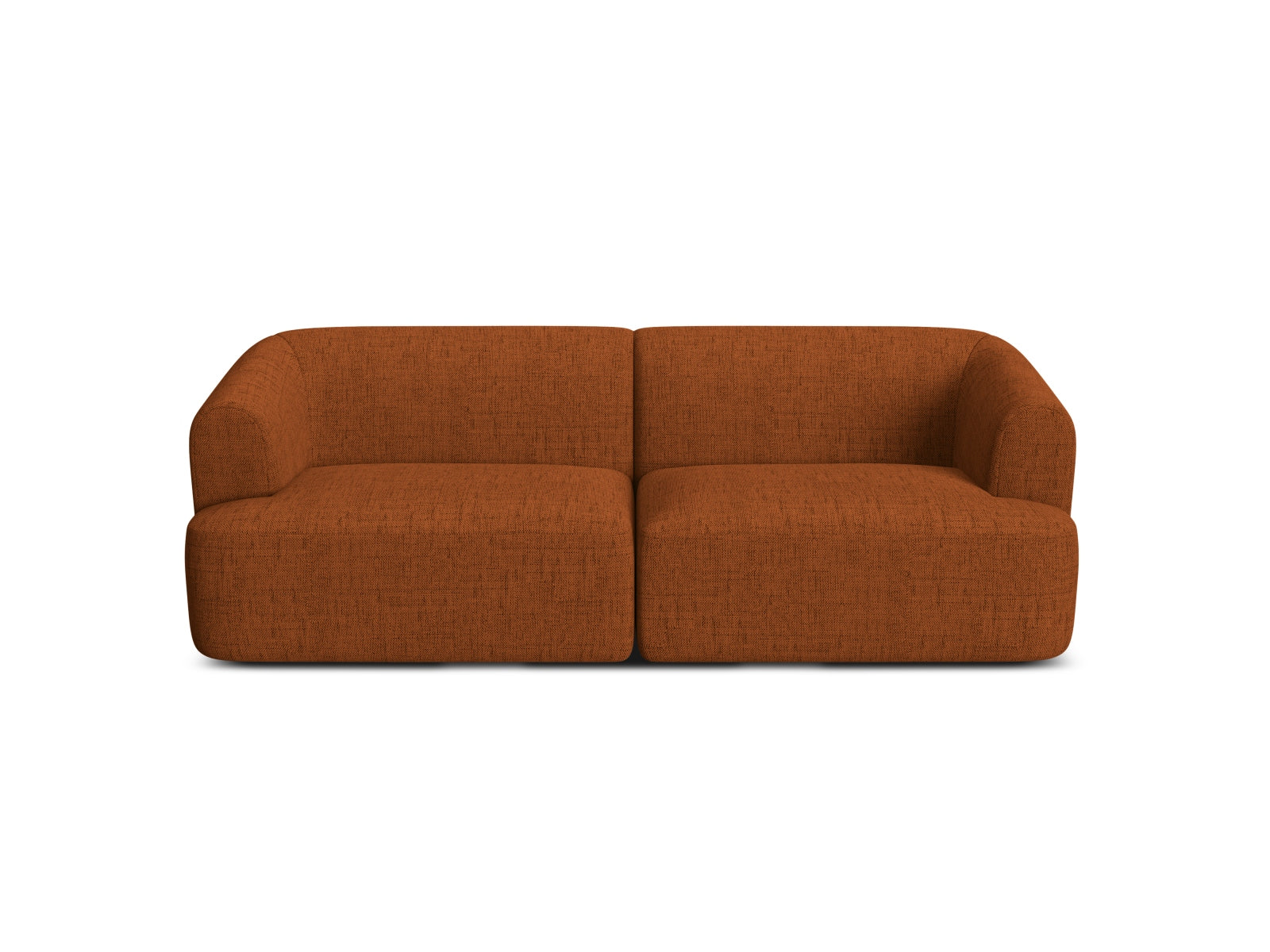 Elegantes 3-Sitzer Sofa Campi in stilvollem Brick-Moly, ideal für zeitgemäße Wohnräume und vielseitige Einrichtungsmöglichkeiten.