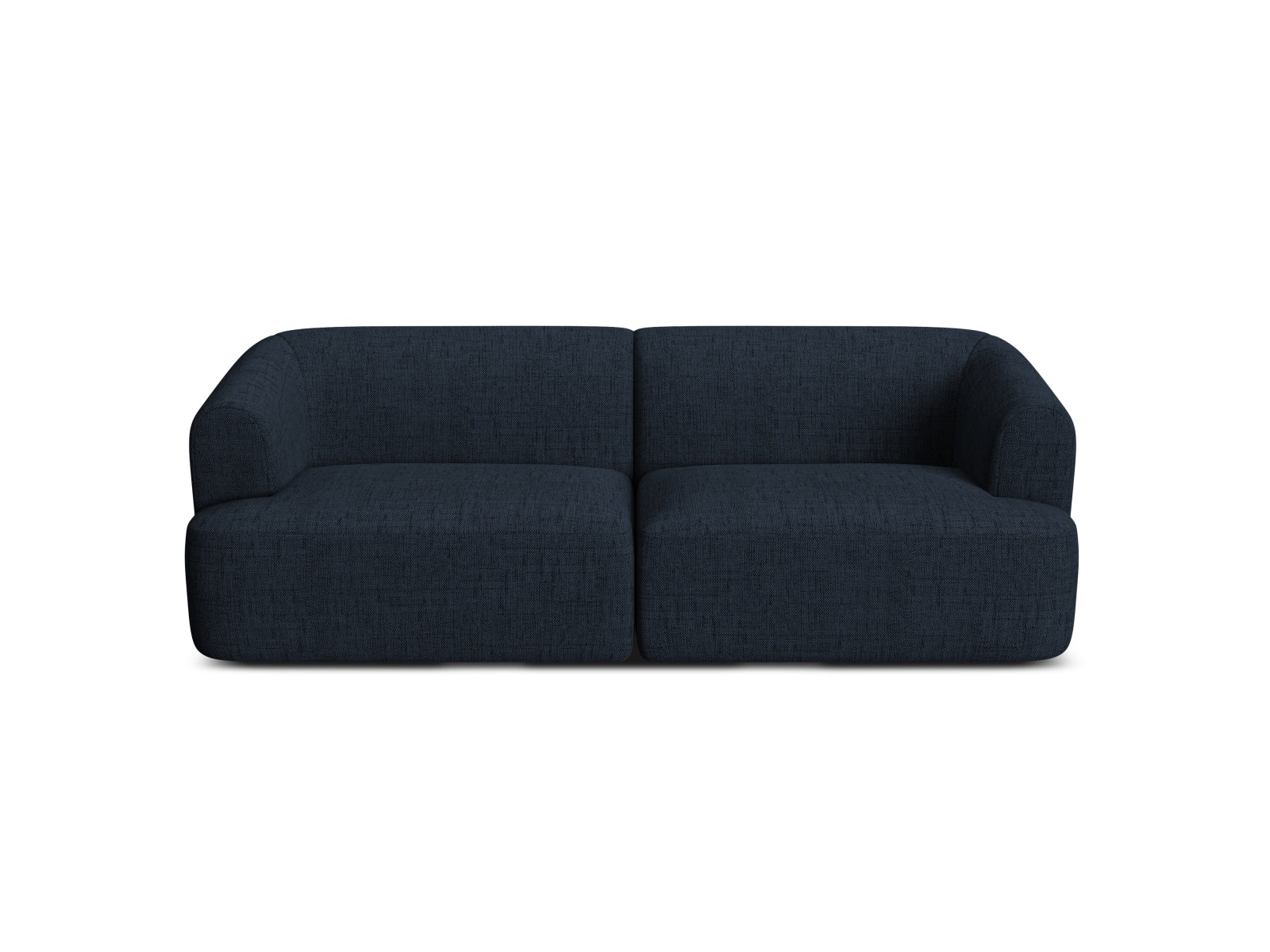 Elegantes 3-Sitzer Sofa Campi in Royalblau, ideal für moderne Wohnkonzepte, bietet vielseitige Gestaltungsmöglichkeiten und hohen Sitzkomfort.