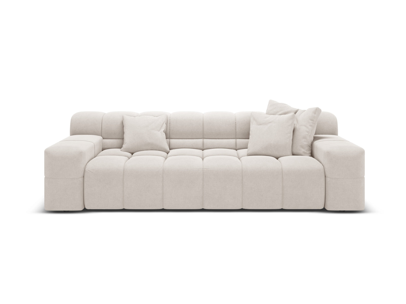 3-Sitzer Sofa Hawaii in Light Beige-Moly präsentiert im Onlineshop von KAQTU Design AG. 3er Sofa ist von Cosmopolitan Design