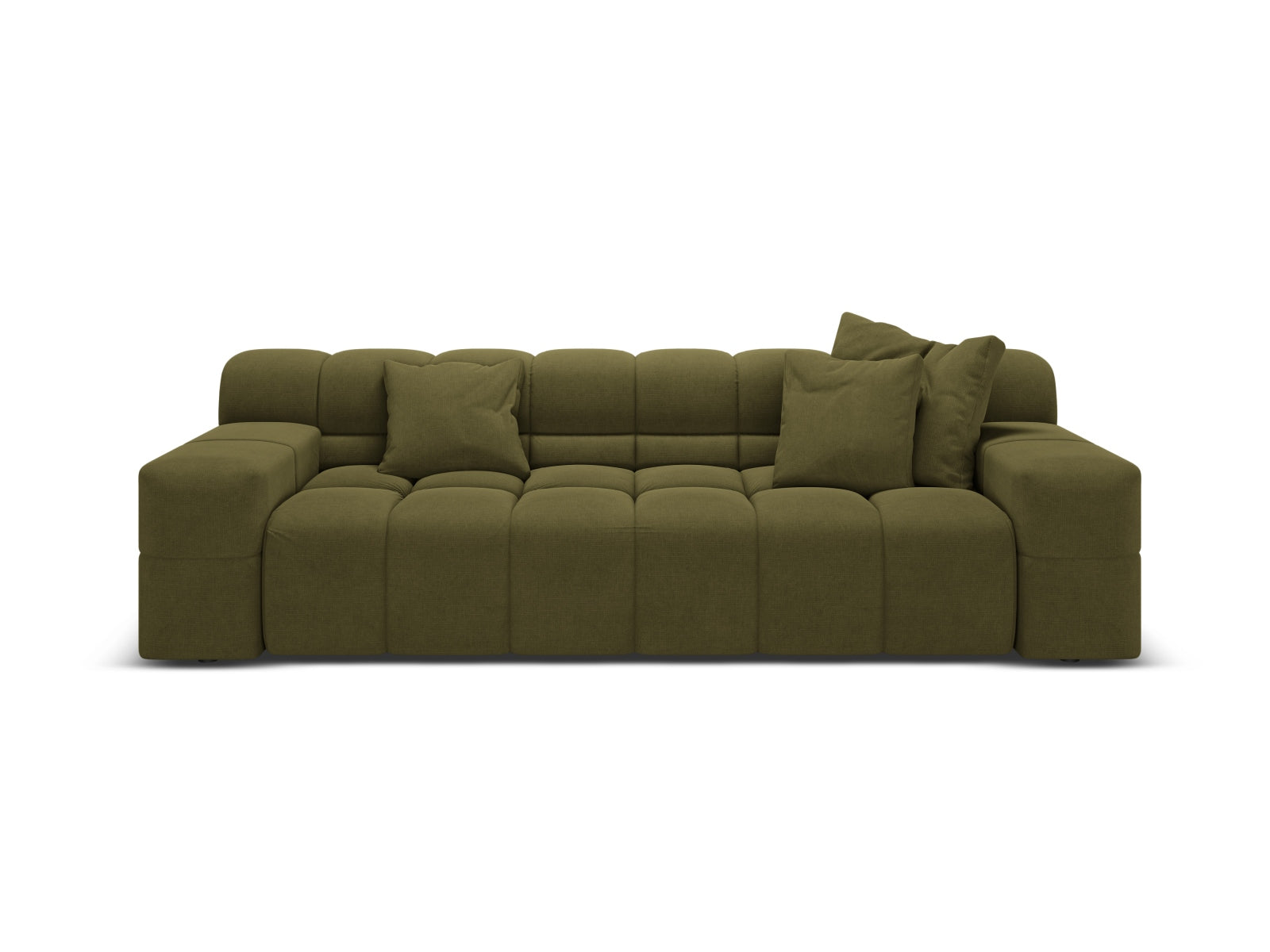3-Sitzer Sofa Hawaii in Green-Moly präsentiert im Onlineshop von KAQTU Design AG. 3er Sofa ist von Cosmopolitan Design