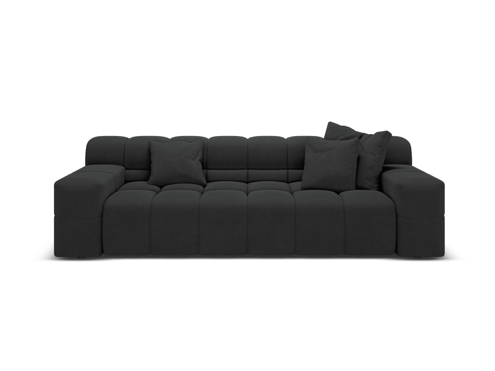 3-Sitzer Sofa Hawaii in Anthracite-Moly präsentiert im Onlineshop von KAQTU Design AG. 3er Sofa ist von Cosmopolitan Design
