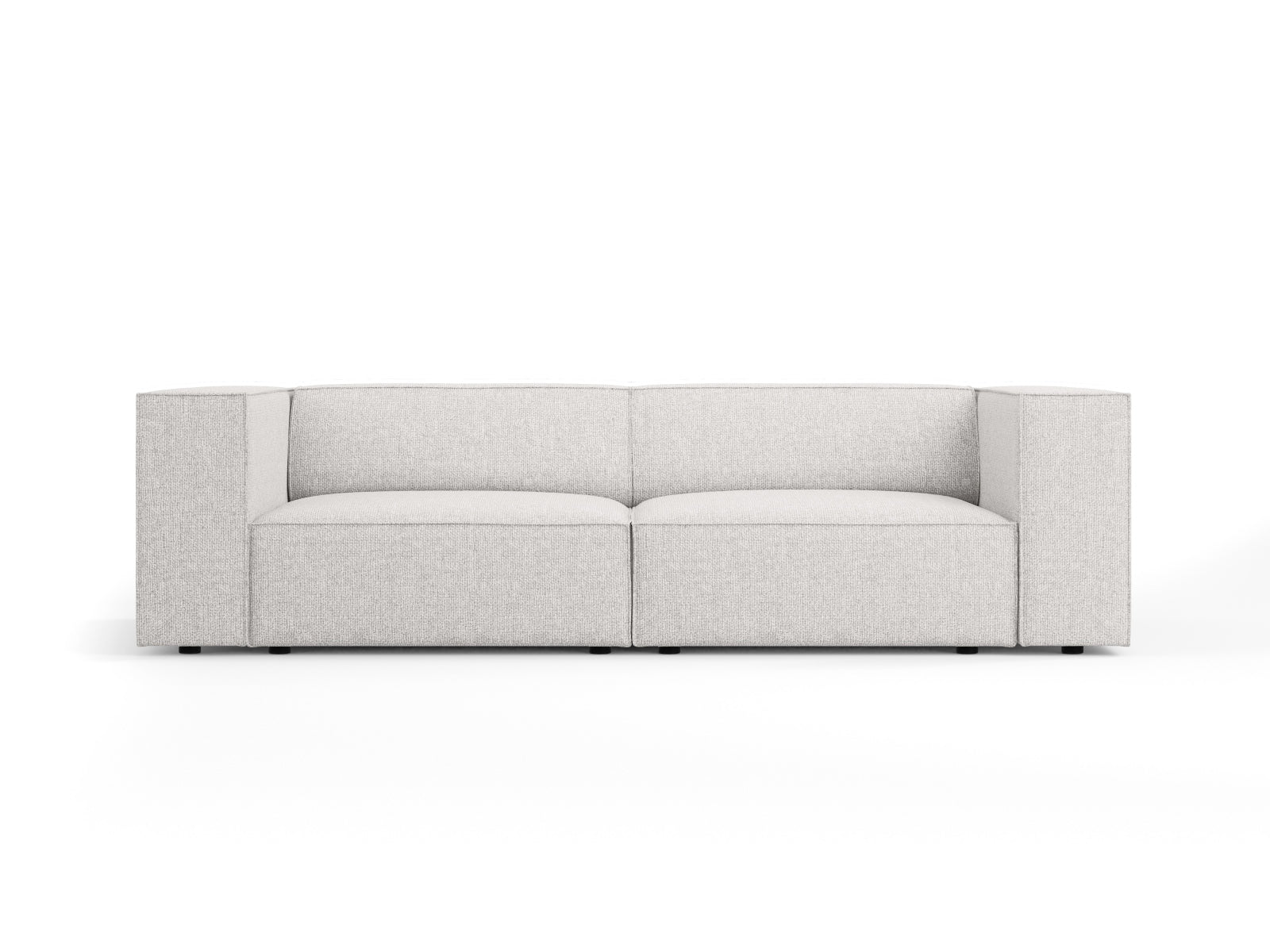 Arendal Sofa 3 Sitzer in Light Grey präsentiert im Onlineshop von KAQTU Design AG. 3er Sofa ist von Cosmopolitan Design