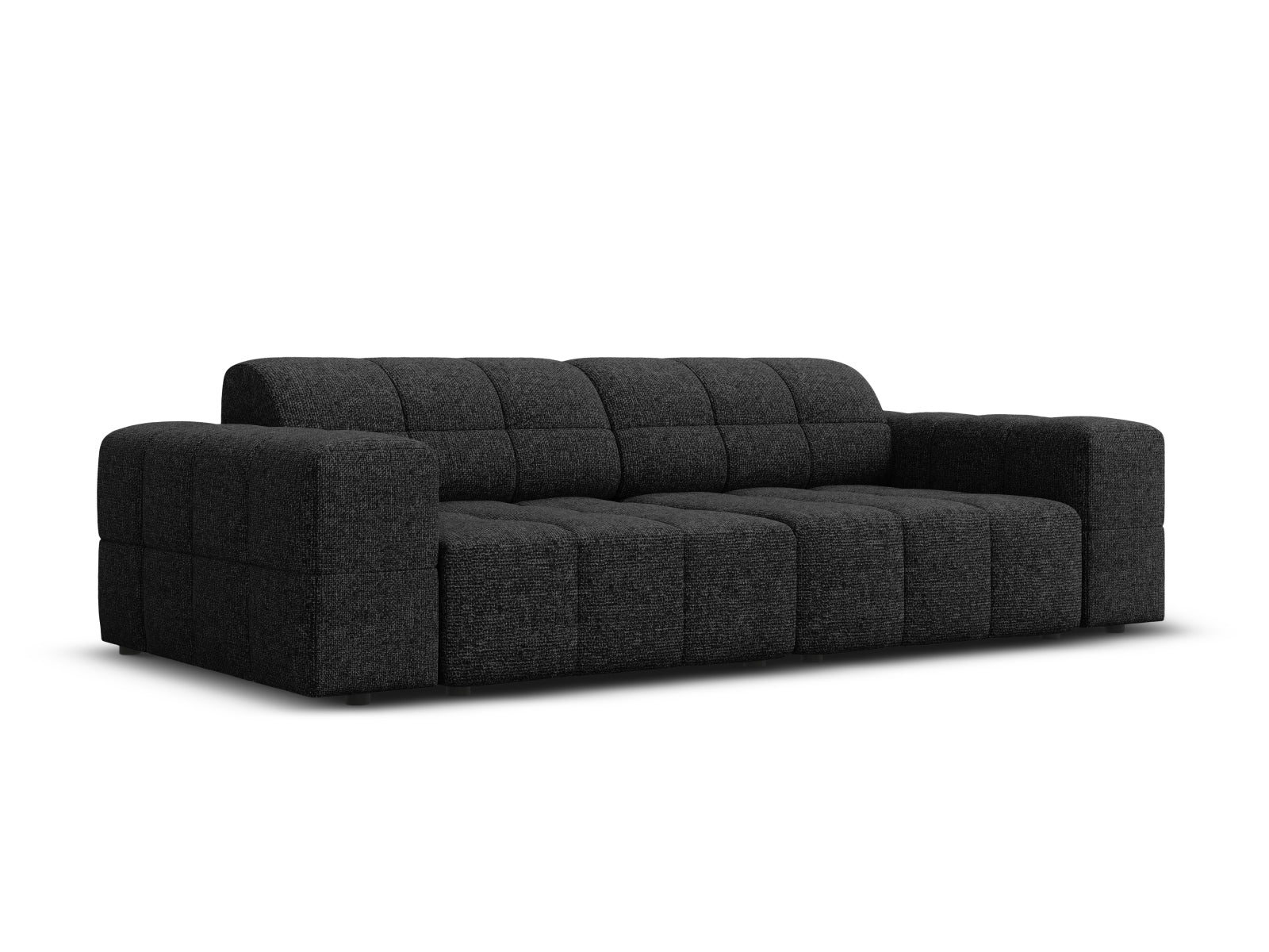 Elegantes Chicago 3-Sitzer Sofa in Schwarz, 102 cm, stilvolles Design von Cosmopolitan für modernen Wohnraum.