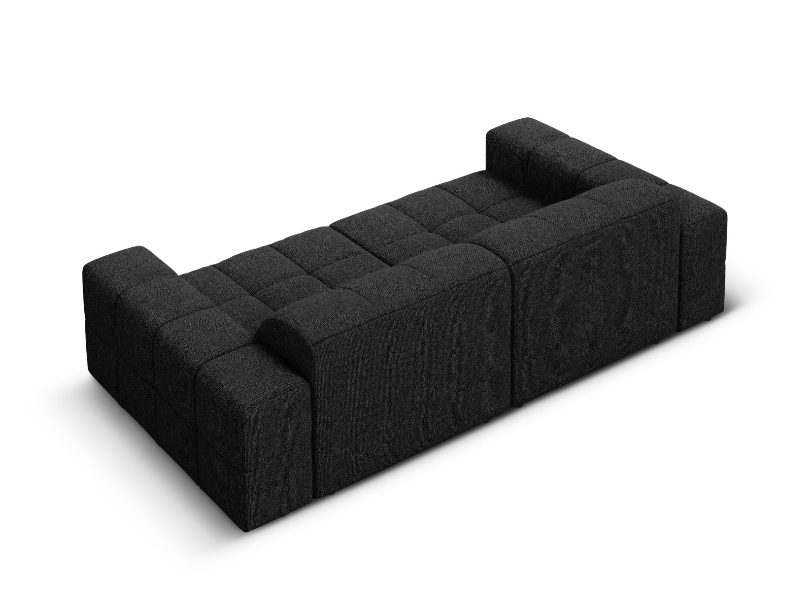 Elegantes 3-Sitzer Sofa Chicago in Schwarz, 102 cm, von Cosmopolitan Design – perfektes Möbelstück für zeitgemäße Wohnkonzepte.