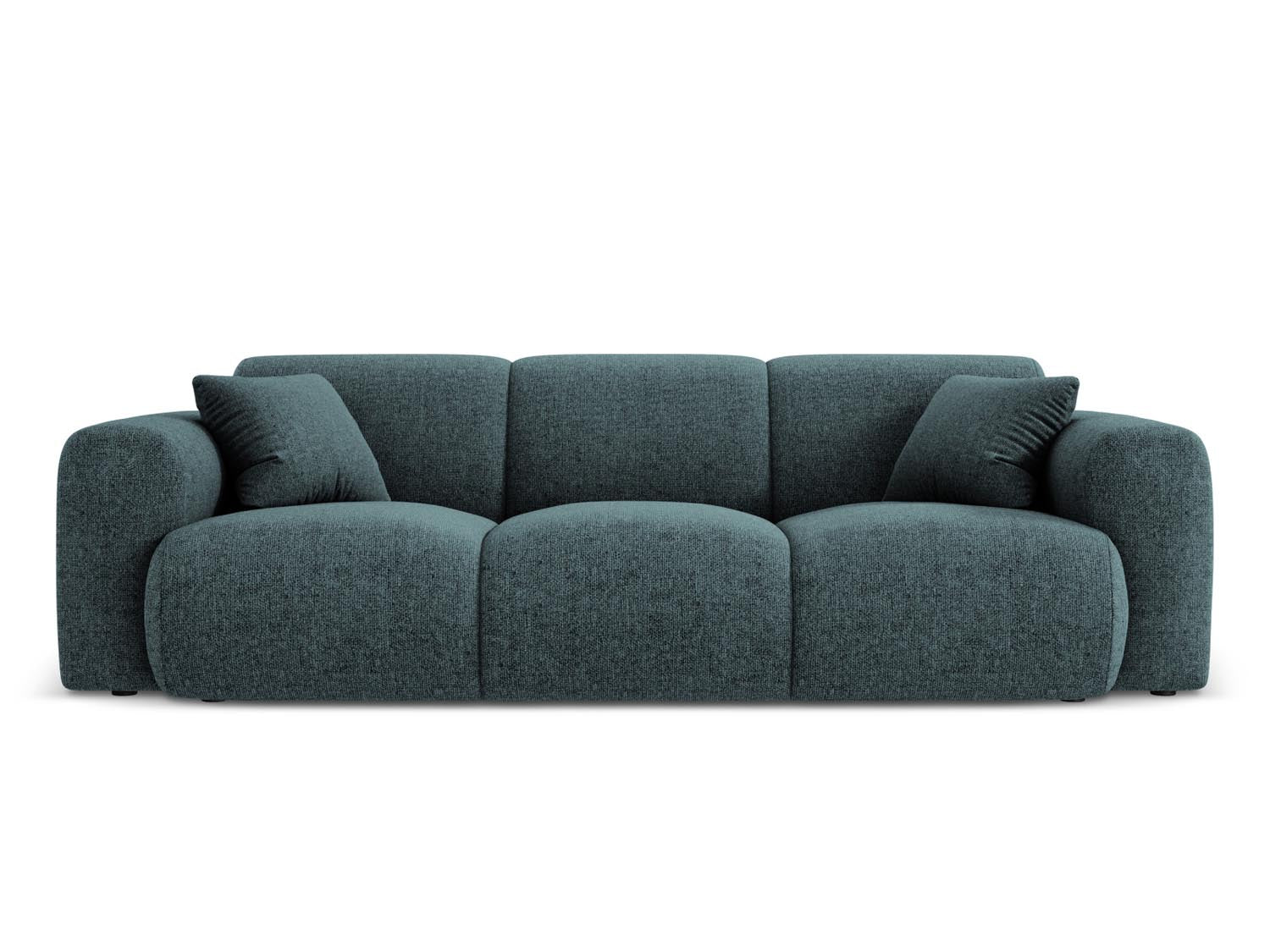 Nolio Sofa 3 Sitzer 95cm in Petrol präsentiert im Onlineshop von KAQTU Design AG. 3er Sofa ist von Cosmopolitan Design