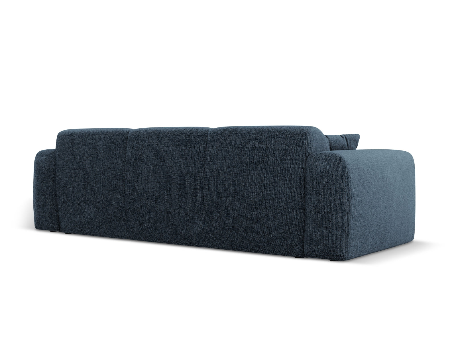 Elegantes 3-Sitzer Sofa Nolio in Royal Blue-Haga, ideal für stilvolle Wohnräume, entworfen von Cosmopolitan Design.