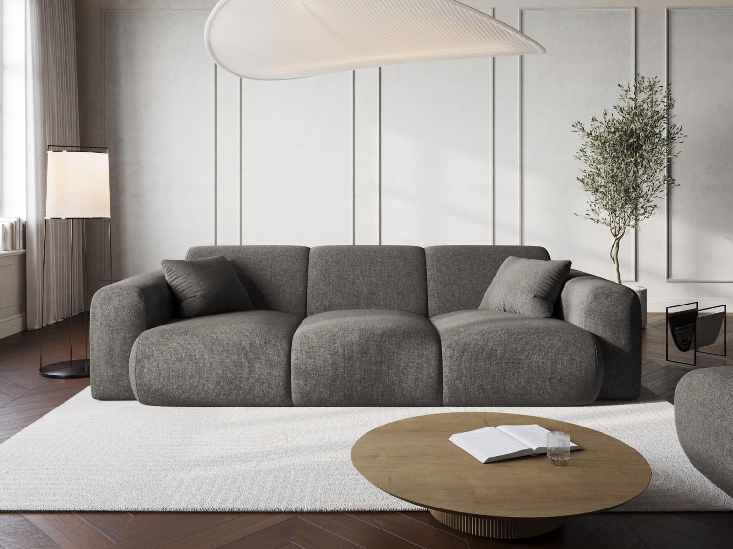 Entdecken Sie das Nolio 3-Sitzer Sofa (95cm) von Cosmopolitan Design – perfekt für kleine Räume, vereint elegantes Design mit optimalem Komfort!