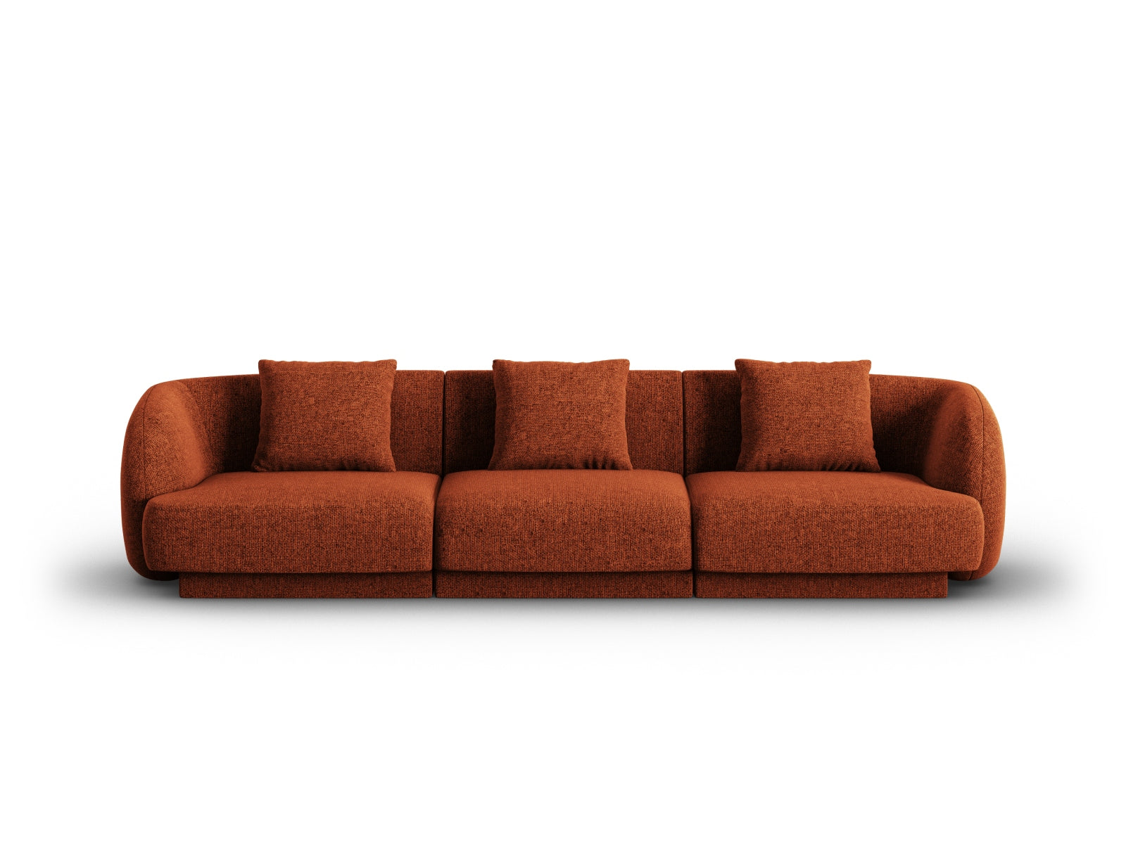 Tulum Sofa 3 Sitzer 90cm in Terracotta präsentiert im Onlineshop von KAQTU Design AG. 3er Sofa ist von Cosmopolitan Design
