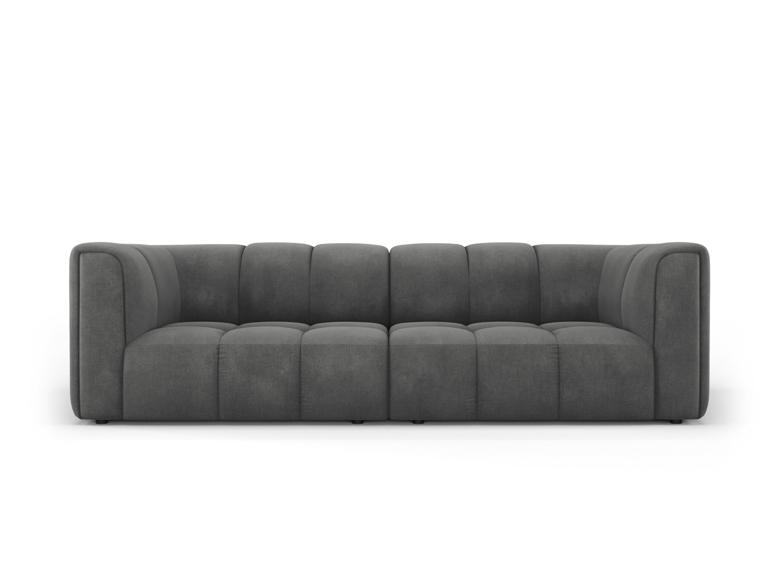 3-Sitzer Modular Sofa Moritz in Dark Grey-Rebel präsentiert im Onlineshop von KAQTU Design AG. 3er Sofa ist von Cosmopolitan Design