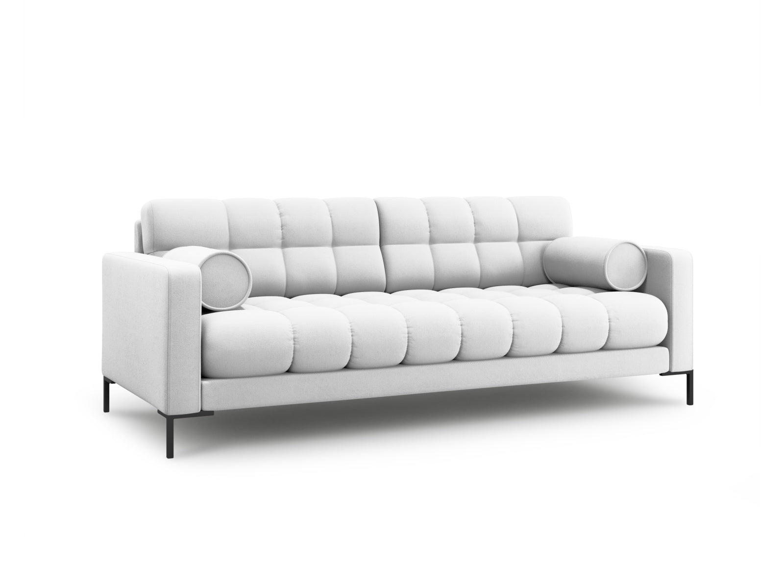 Modernes 3-Sitzer Sofa Bali in stilvollem Grau, perfekt für gemütliche Abende und stilvolle Einrichtung, erhältlich bei Cosmopolitan Design.