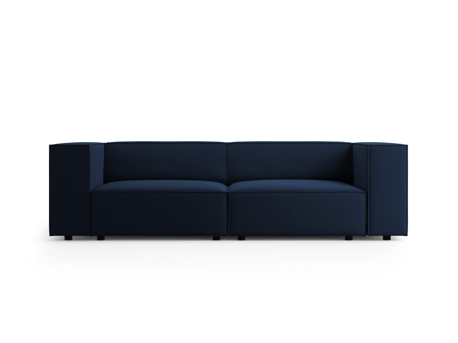 Arendal Velour Sofa 3 Sitzer in Royal Blue präsentiert im Onlineshop von KAQTU Design AG. 3er Sofa ist von Cosmopolitan Design