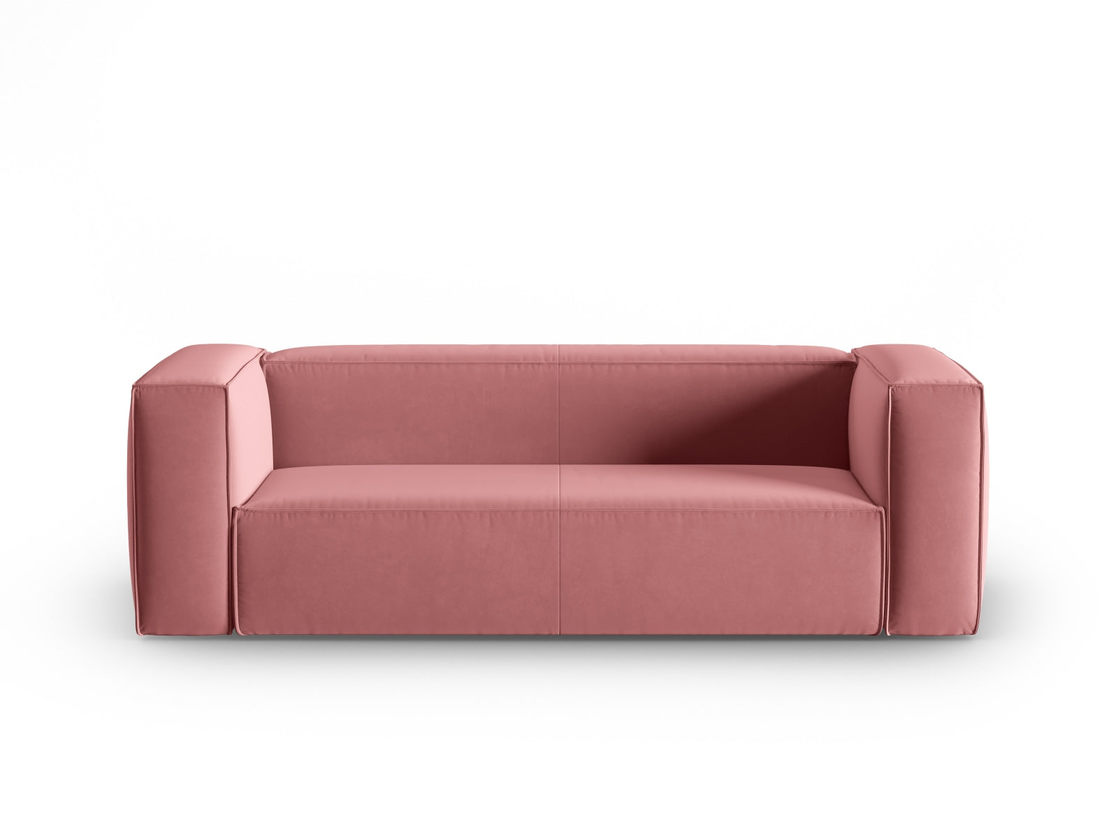Mackay Velour Sofa 3 Sitzer in Flamingo präsentiert im Onlineshop von KAQTU Design AG. 3er Sofa ist von Cosmopolitan Design