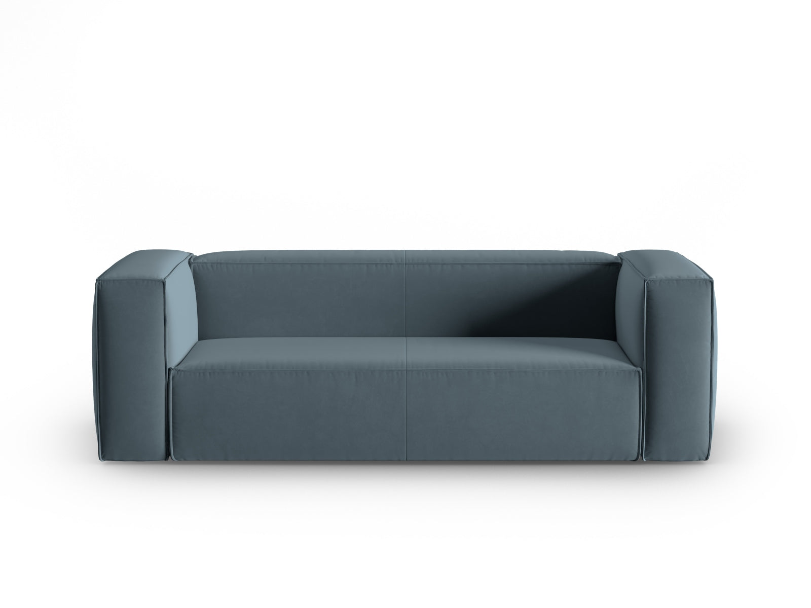 Mackay Velour Sofa 3 Sitzer in Pastel Blue präsentiert im Onlineshop von KAQTU Design AG. 3er Sofa ist von Cosmopolitan Design