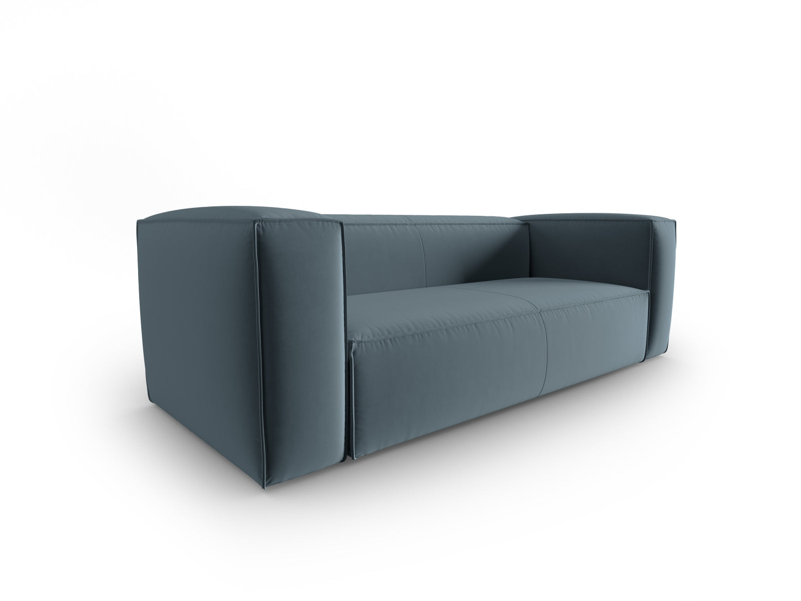 Erleben Sie das stilvolle Mackay Velour Sofa 3 Sitzer von Cosmopolitan Design – ideal für Ihr modernes Zuhause und höchsten Sitzkomfort!
