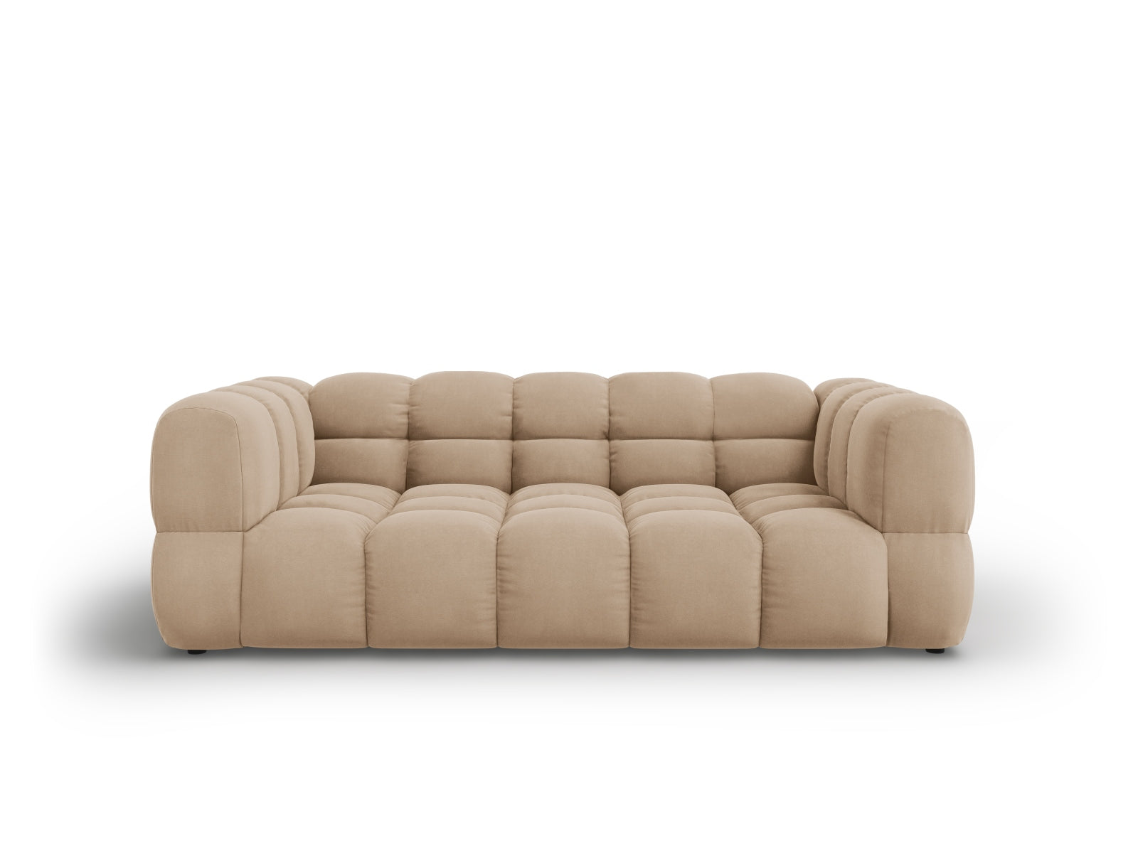 Sky Velour Sofa 3 Sitzer 102cm in Sand-Casino präsentiert im Onlineshop von KAQTU Design AG. 3er Sofa ist von Cosmopolitan Design