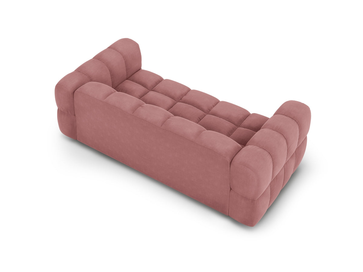 Sky Velour Sofa 3 Sitzer 102cm in Flamingo-Casino präsentiert im Onlineshop von KAQTU Design AG. 3er Sofa ist von Cosmopolitan Design