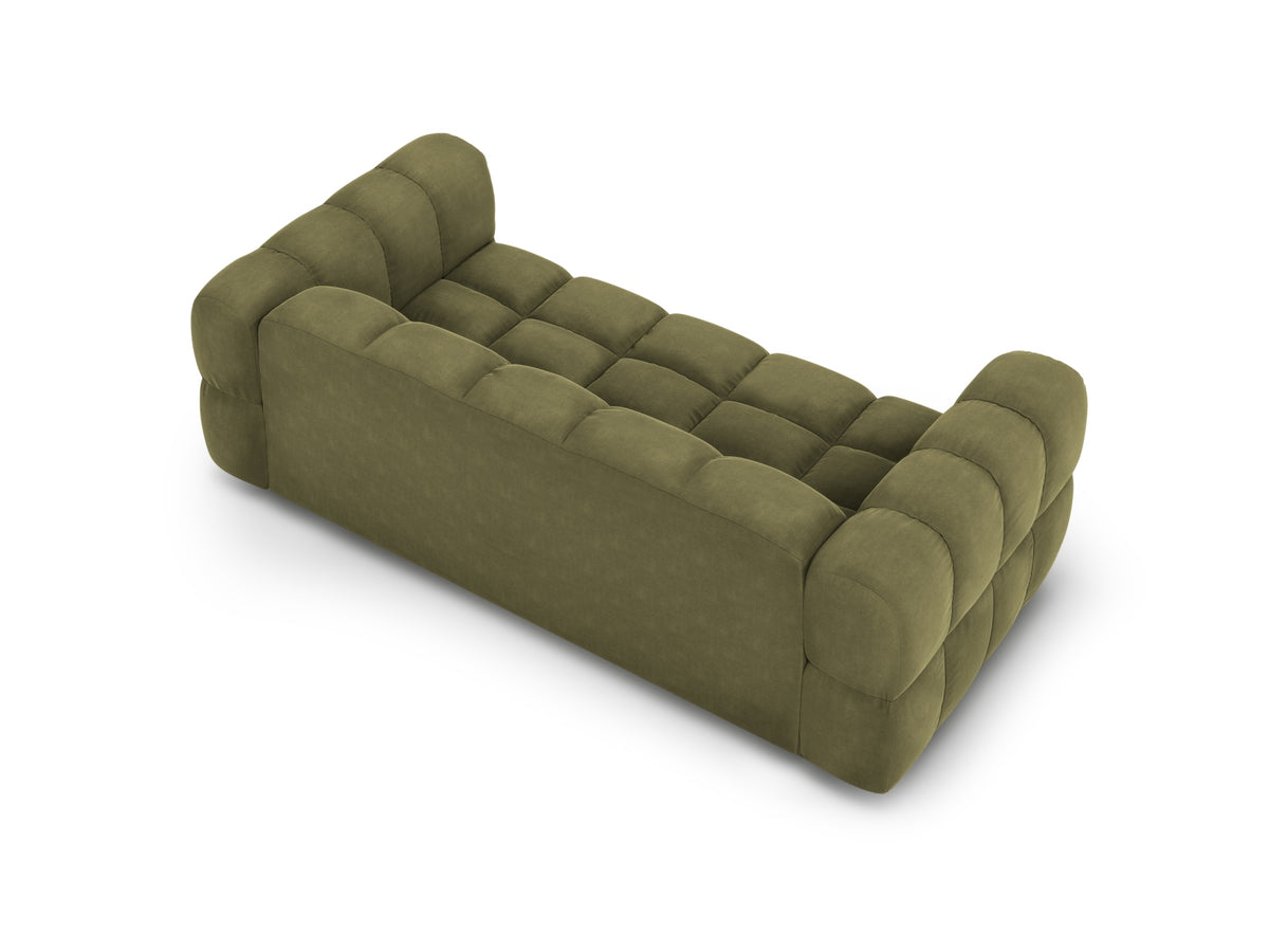 Sky Velour Sofa 3 Sitzer 102cm in Light Green-Casino präsentiert im Onlineshop von KAQTU Design AG. 3er Sofa ist von Cosmopolitan Design