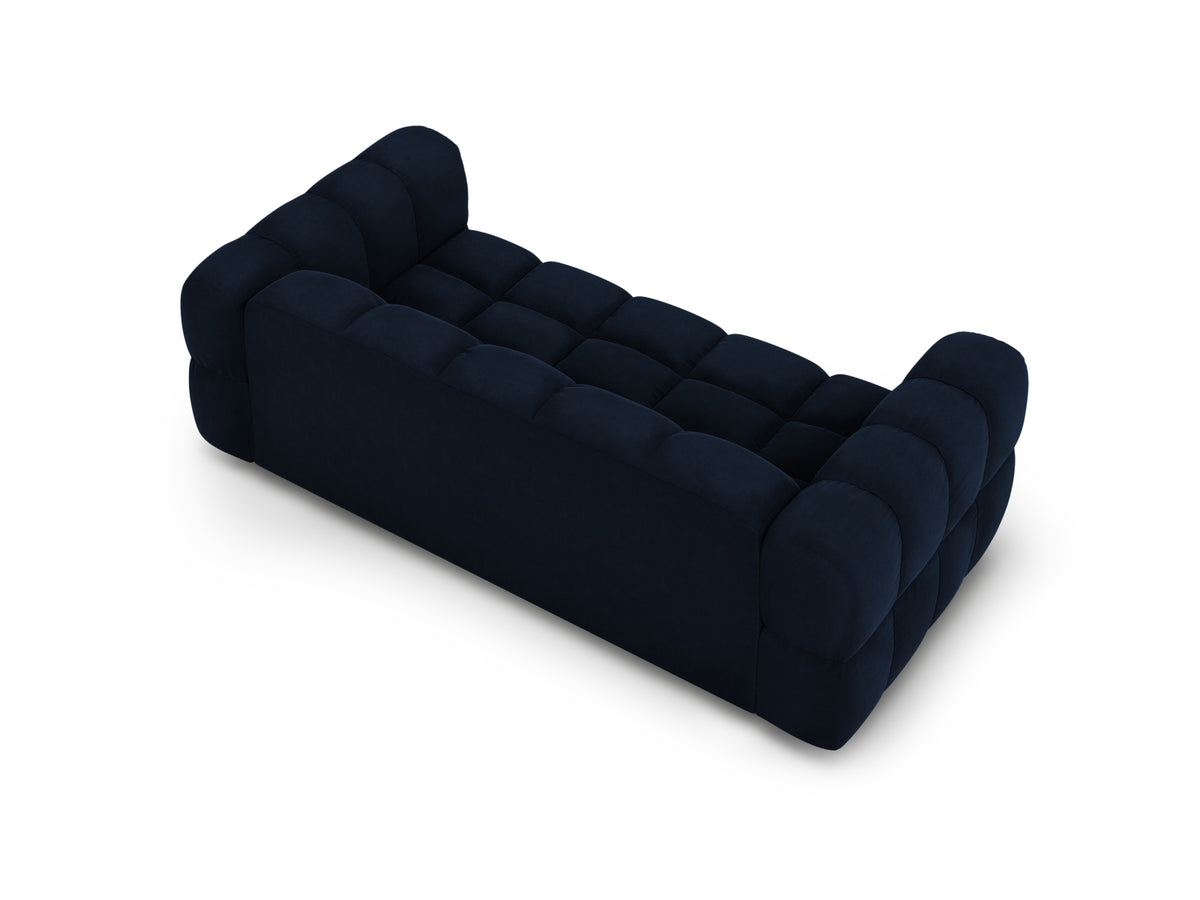 Sky Velour Sofa 3 Sitzer 102cm in Royal Blue-Casino präsentiert im Onlineshop von KAQTU Design AG. 3er Sofa ist von Cosmopolitan Design