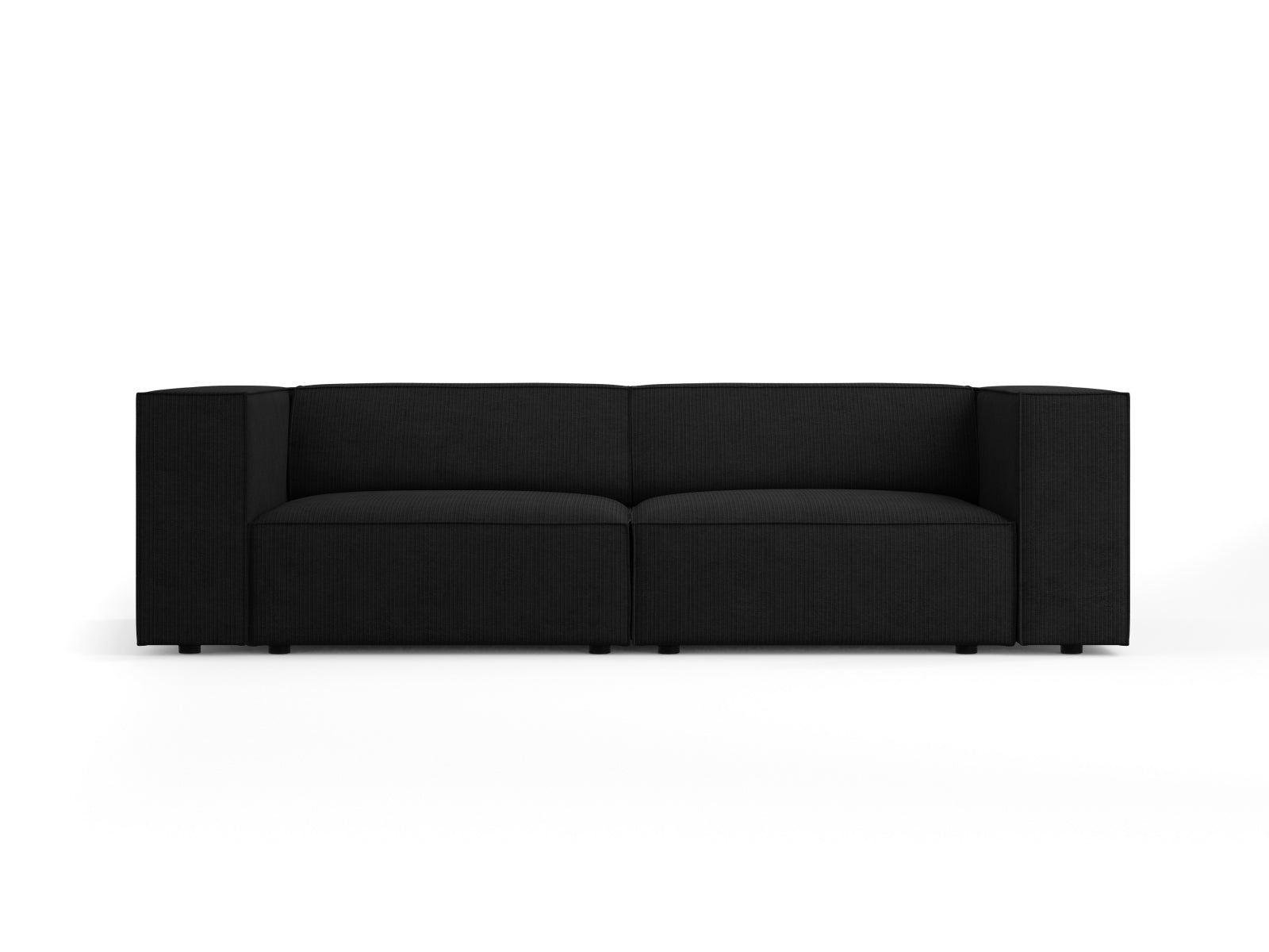 Arendal Sofa 3 Sitzer in Black präsentiert im Onlineshop von KAQTU Design AG. 3er Sofa ist von Cosmopolitan Design