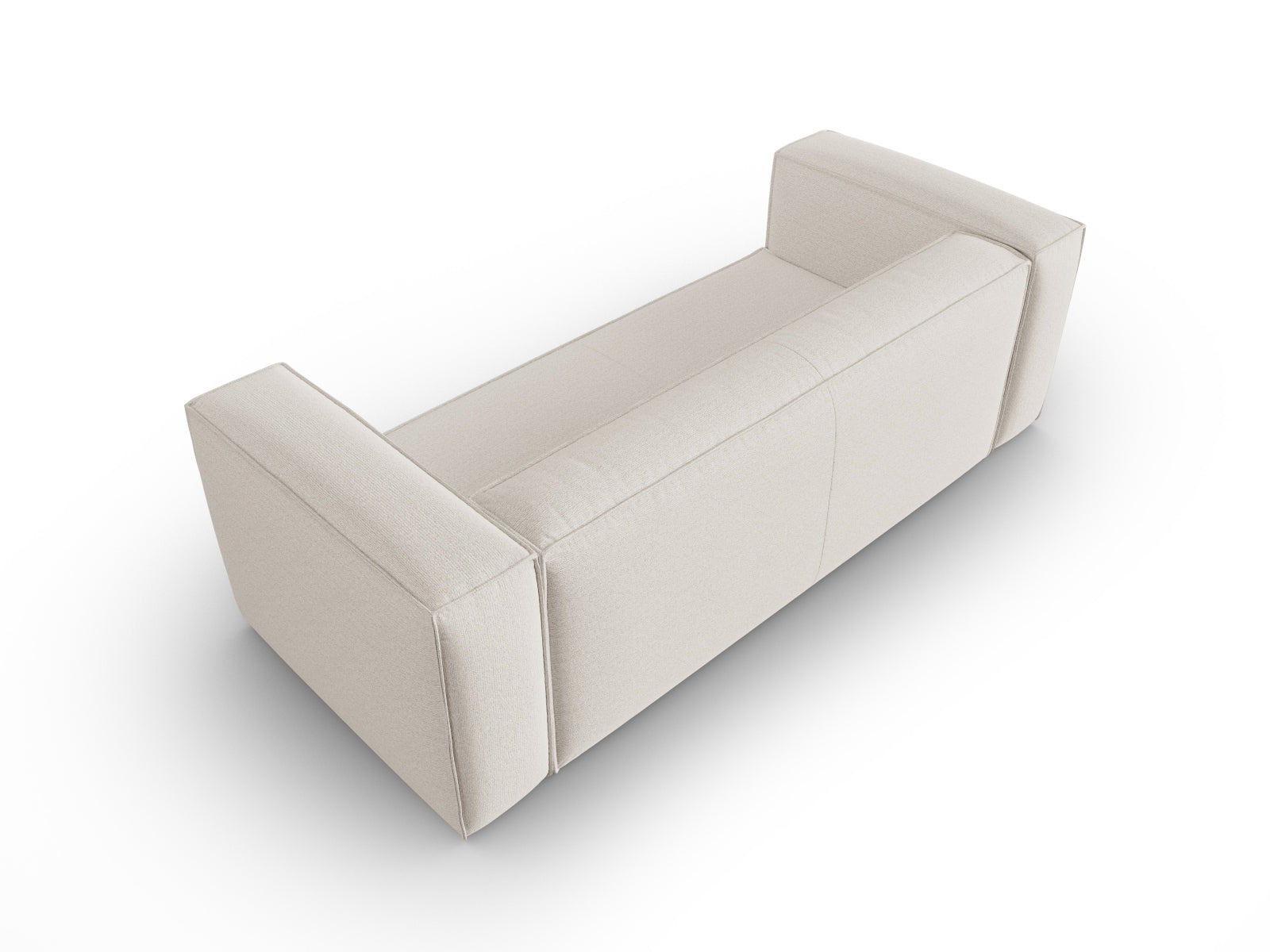 Erleben Sie das elegante Mackay 3-Sitzer Sofa von Cosmopolitan Design – ein modernes Velours Sofa, das Komfort und Stil perfekt kombiniert.