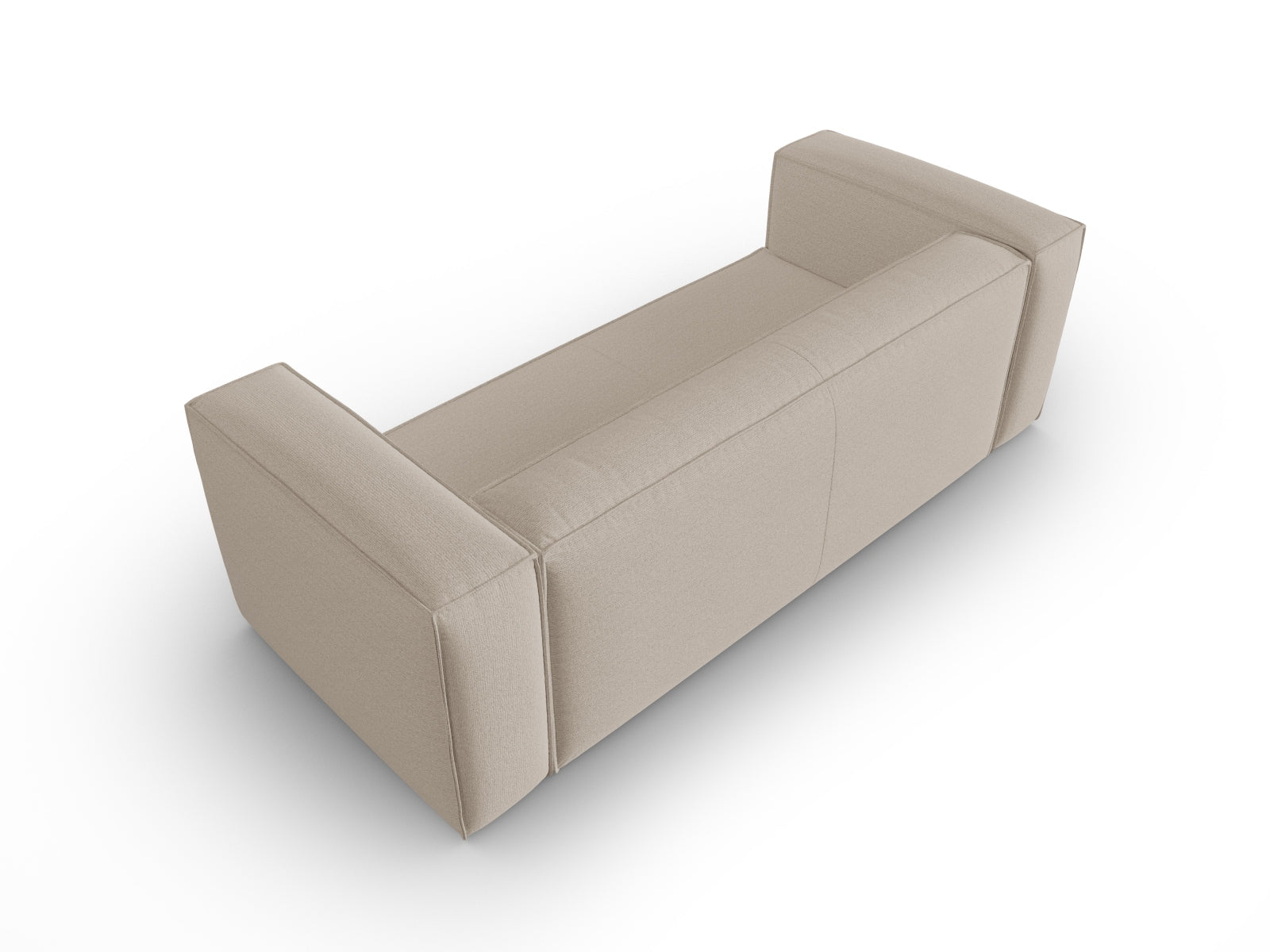 Erleben Sie das elegante Mackay 3-Sitzer Sofa von Cosmopolitan Design – ein modernes Velours Sofa, das Komfort und Stil perfekt kombiniert.