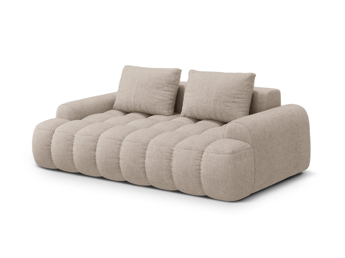 Linz Sofa 3 Sitzer 100cm in Sand-Sorella präsentiert im Onlineshop von KAQTU Design AG. 3er Sofa ist von Cosmopolitan Design