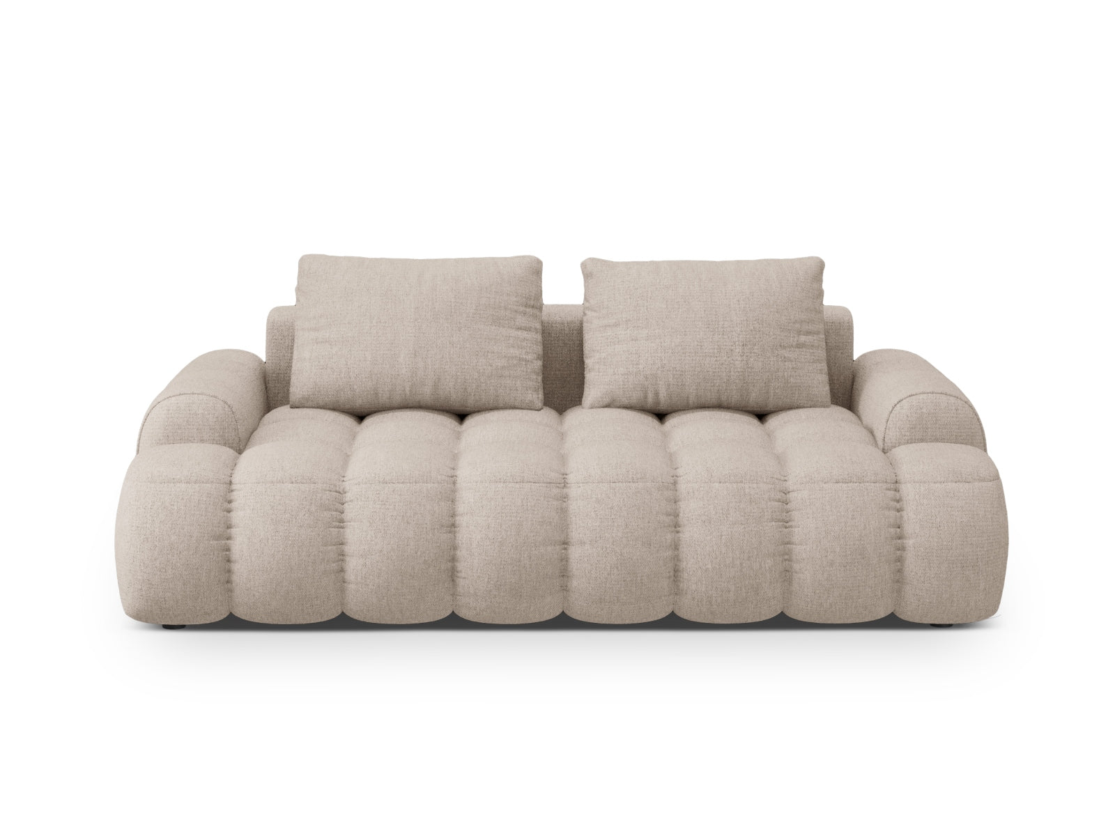 Linz Sofa 3 Sitzer 100cm in Sand-Sorella präsentiert im Onlineshop von KAQTU Design AG. 3er Sofa ist von Cosmopolitan Design