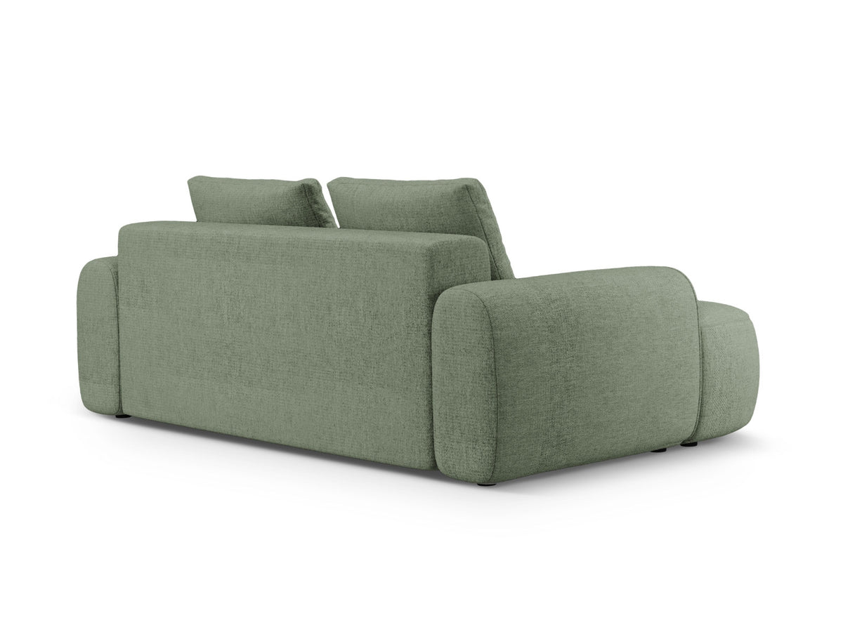 Linz Sofa 3 Sitzer 100cm in Dark Olive Green-Sorella präsentiert im Onlineshop von KAQTU Design AG. 3er Sofa ist von Cosmopolitan Design