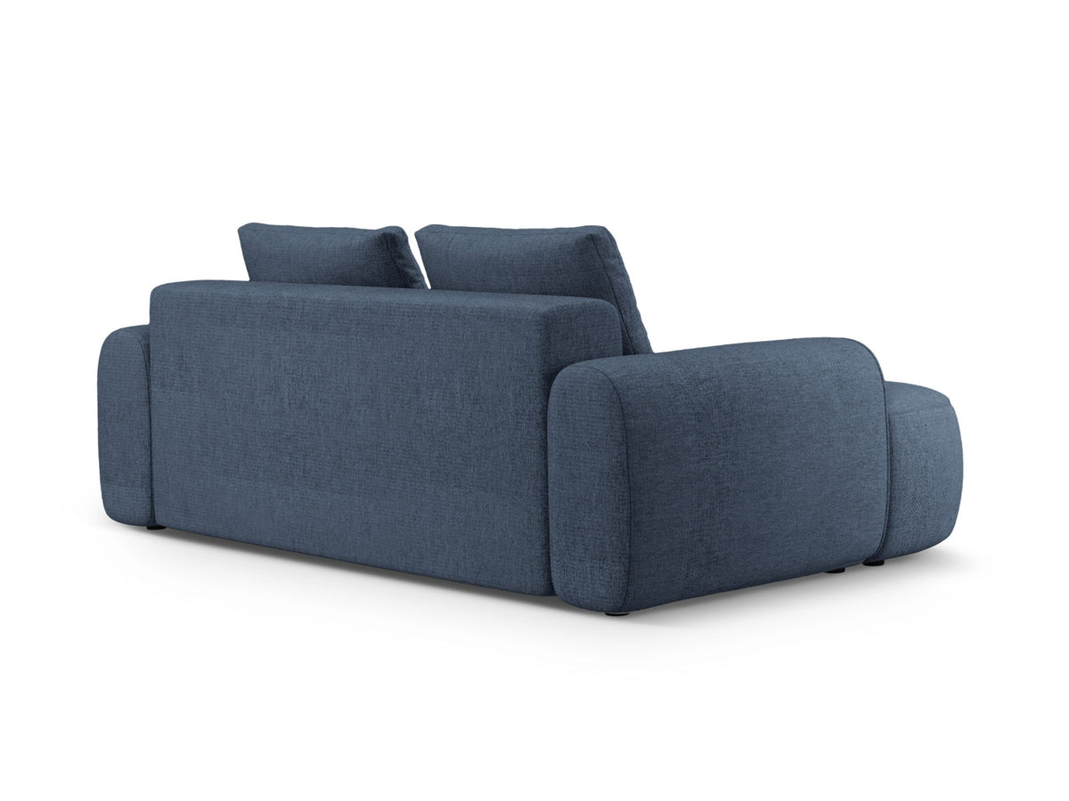 Linz Sofa 3 Sitzer 100cm in Dark Blue-Sorella präsentiert im Onlineshop von KAQTU Design AG. 3er Sofa ist von Cosmopolitan Design