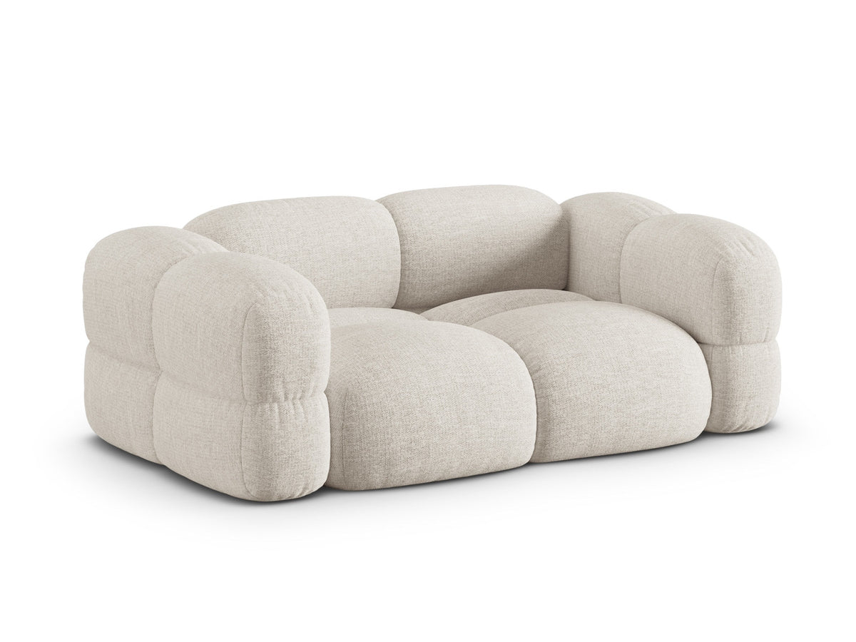 Loretto Sofa 3 Sitzer 100cm in Beige-Sorella präsentiert im Onlineshop von KAQTU Design AG. 3er Sofa ist von Cosmopolitan Design