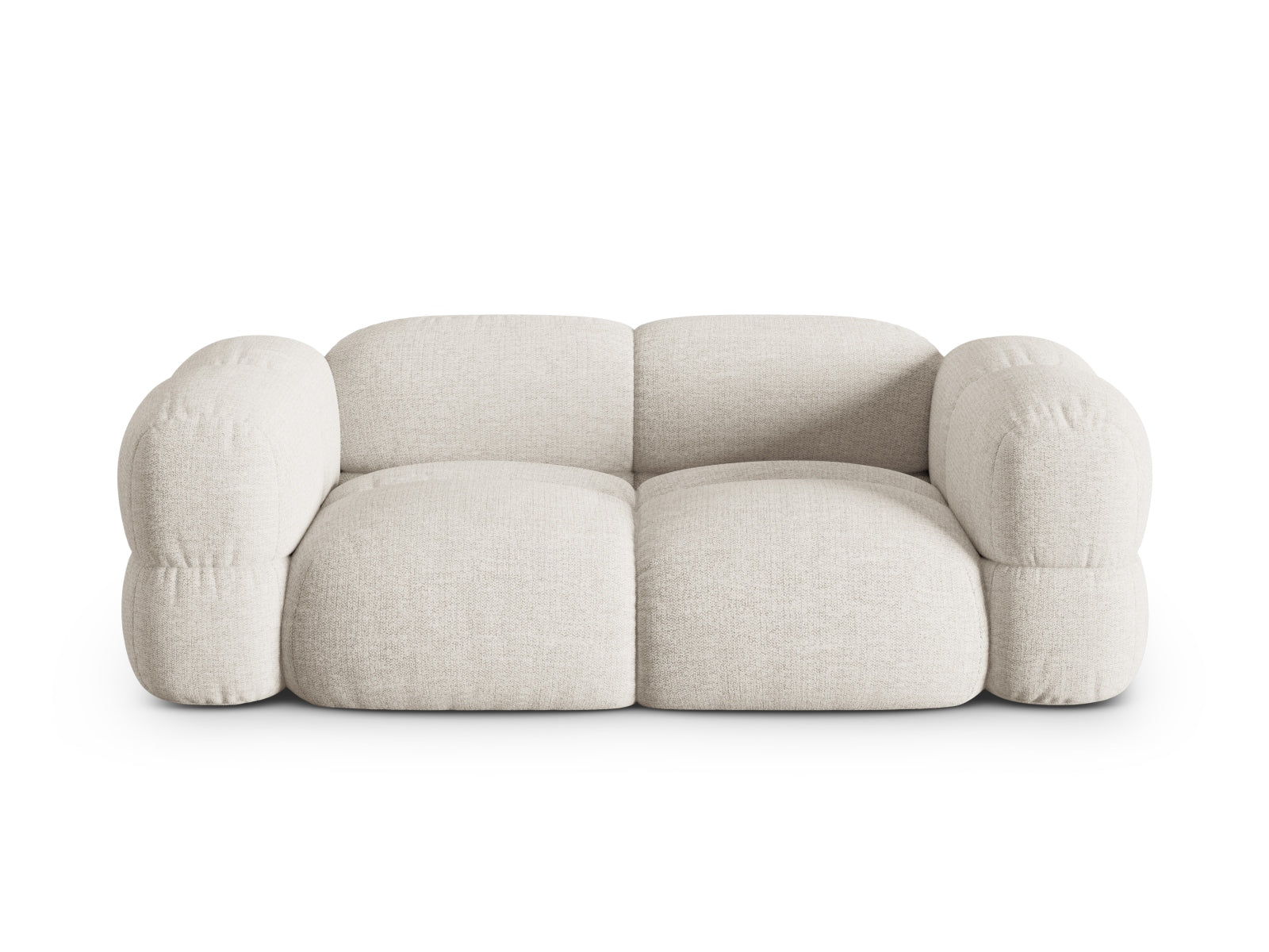 Loretto Sofa 3 Sitzer 100cm in Beige-Sorella präsentiert im Onlineshop von KAQTU Design AG. 3er Sofa ist von Cosmopolitan Design