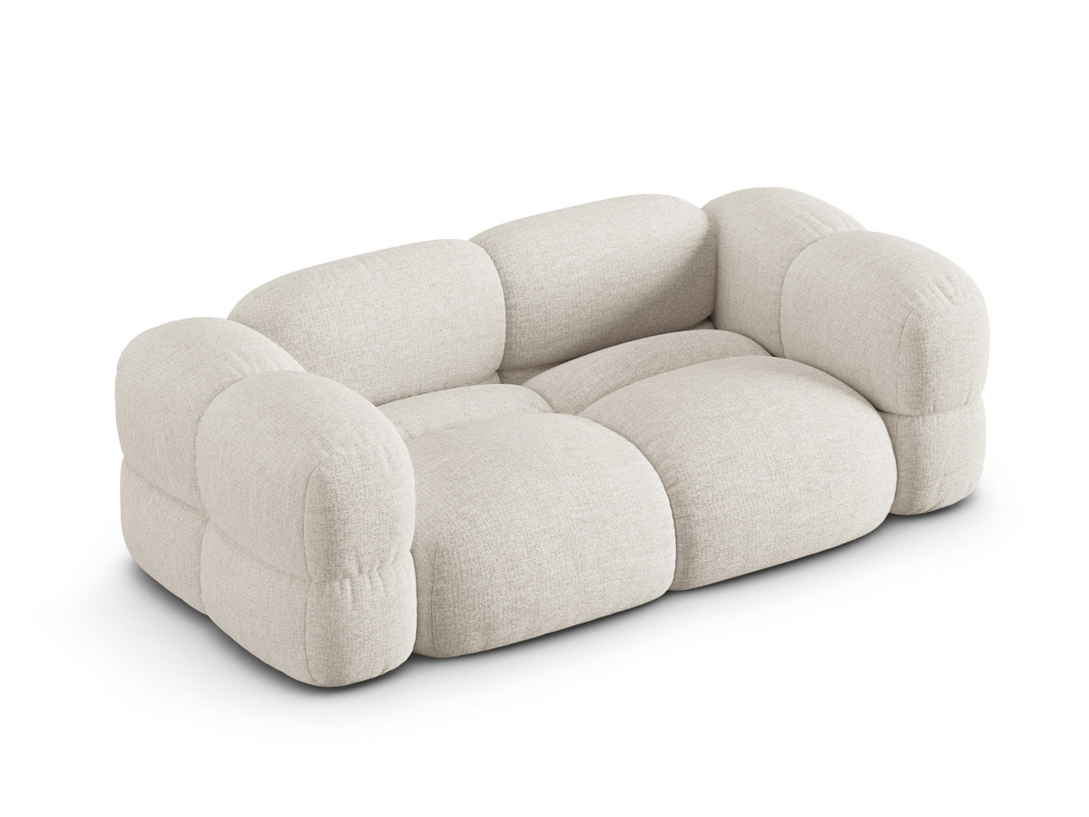 Loretto Sofa 3 Sitzer 100cm in Beige-Sorella präsentiert im Onlineshop von KAQTU Design AG. 3er Sofa ist von Cosmopolitan Design