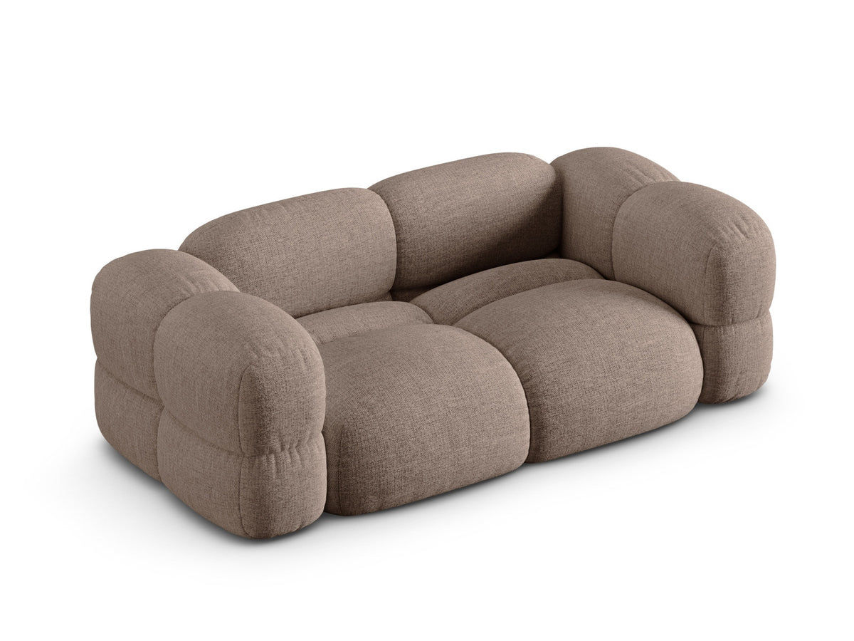 Loretto Sofa 3 Sitzer 100cm in Cappuccino-Sorella präsentiert im Onlineshop von KAQTU Design AG. 3er Sofa ist von Cosmopolitan Design