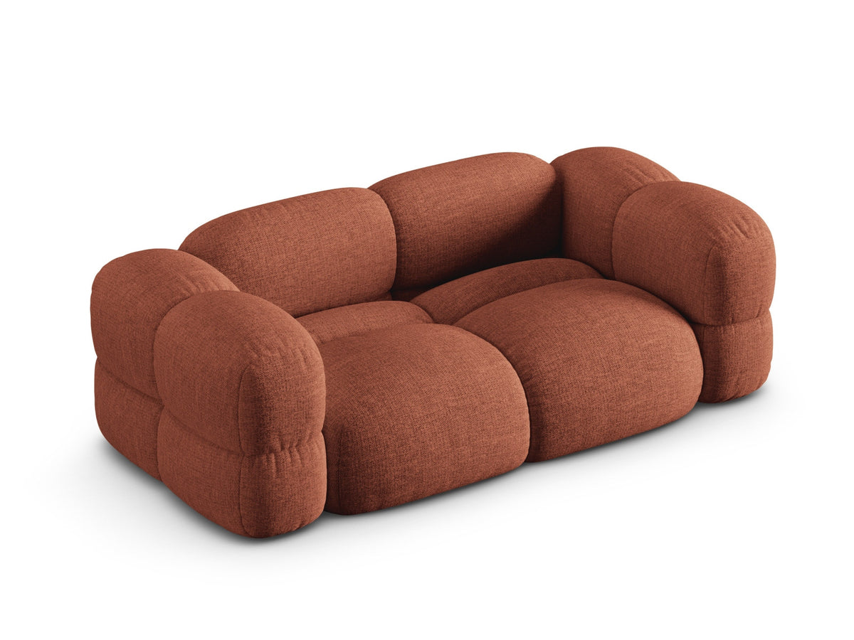 Loretto Sofa 3 Sitzer 100cm in Coral-Sorella präsentiert im Onlineshop von KAQTU Design AG. 3er Sofa ist von Cosmopolitan Design