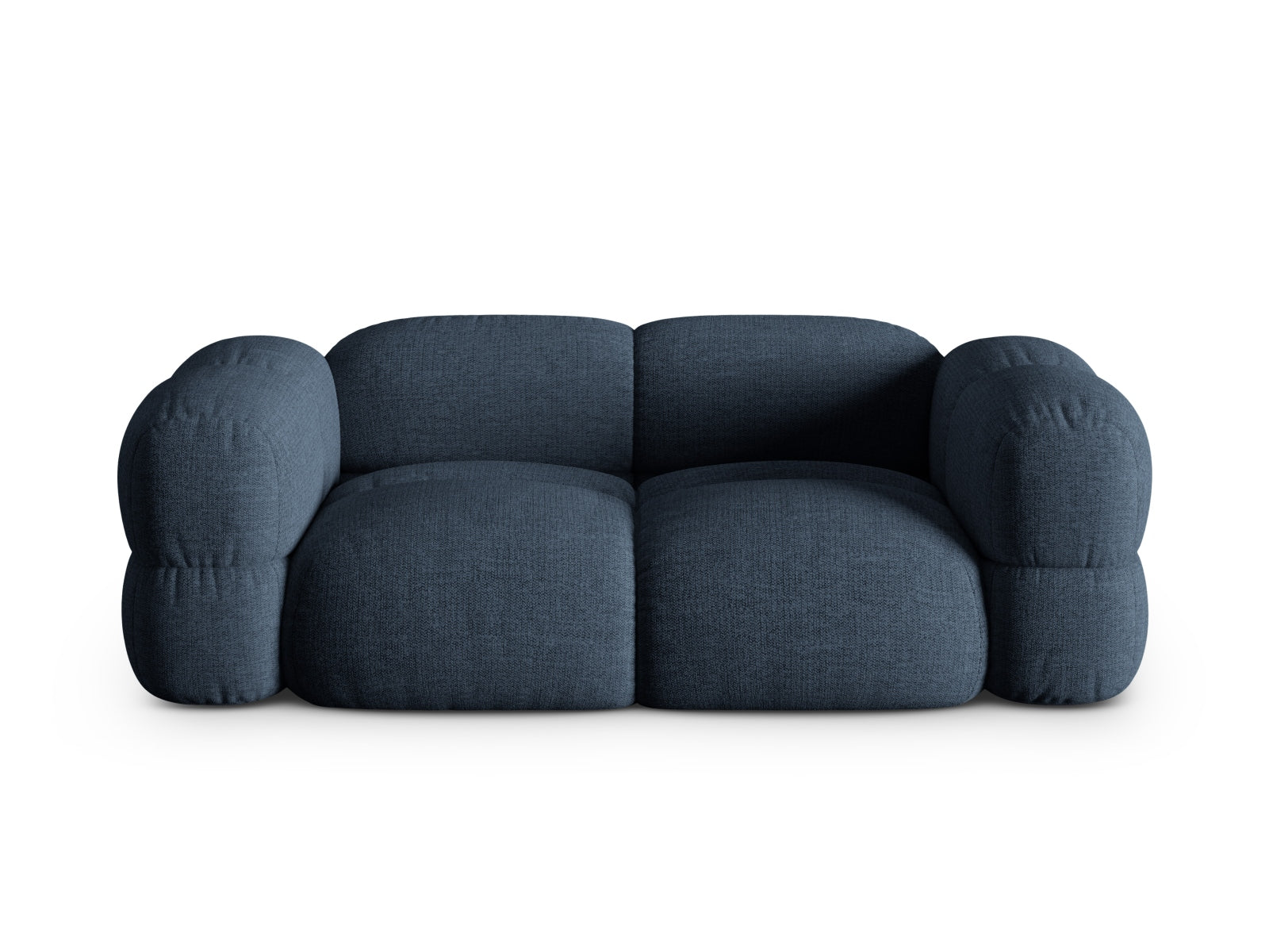 Loretto Sofa 3 Sitzer 100cm in Dark Blue-Sorella präsentiert im Onlineshop von KAQTU Design AG. 3er Sofa ist von Cosmopolitan Design