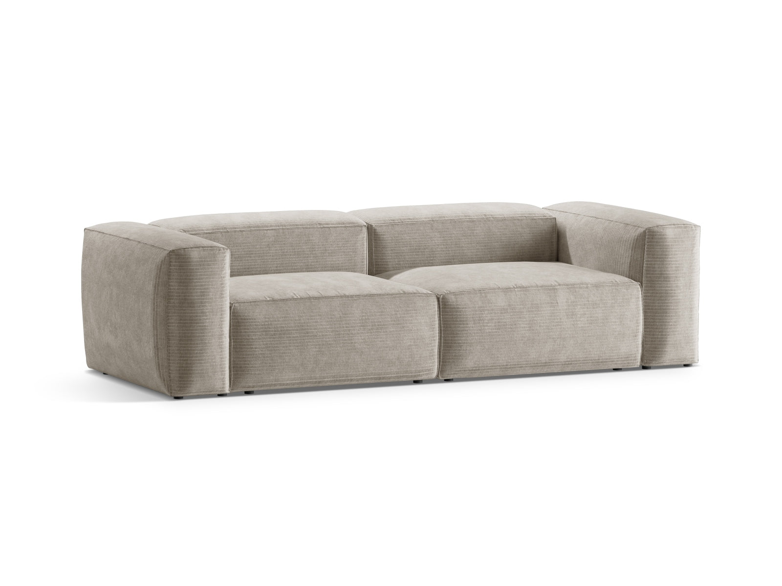 Bergamo Modular Sofa 3 Sitzer in Ivory-Perla präsentiert im Onlineshop von KAQTU Design AG. 3er Sofa ist von Cosmopolitan Design
